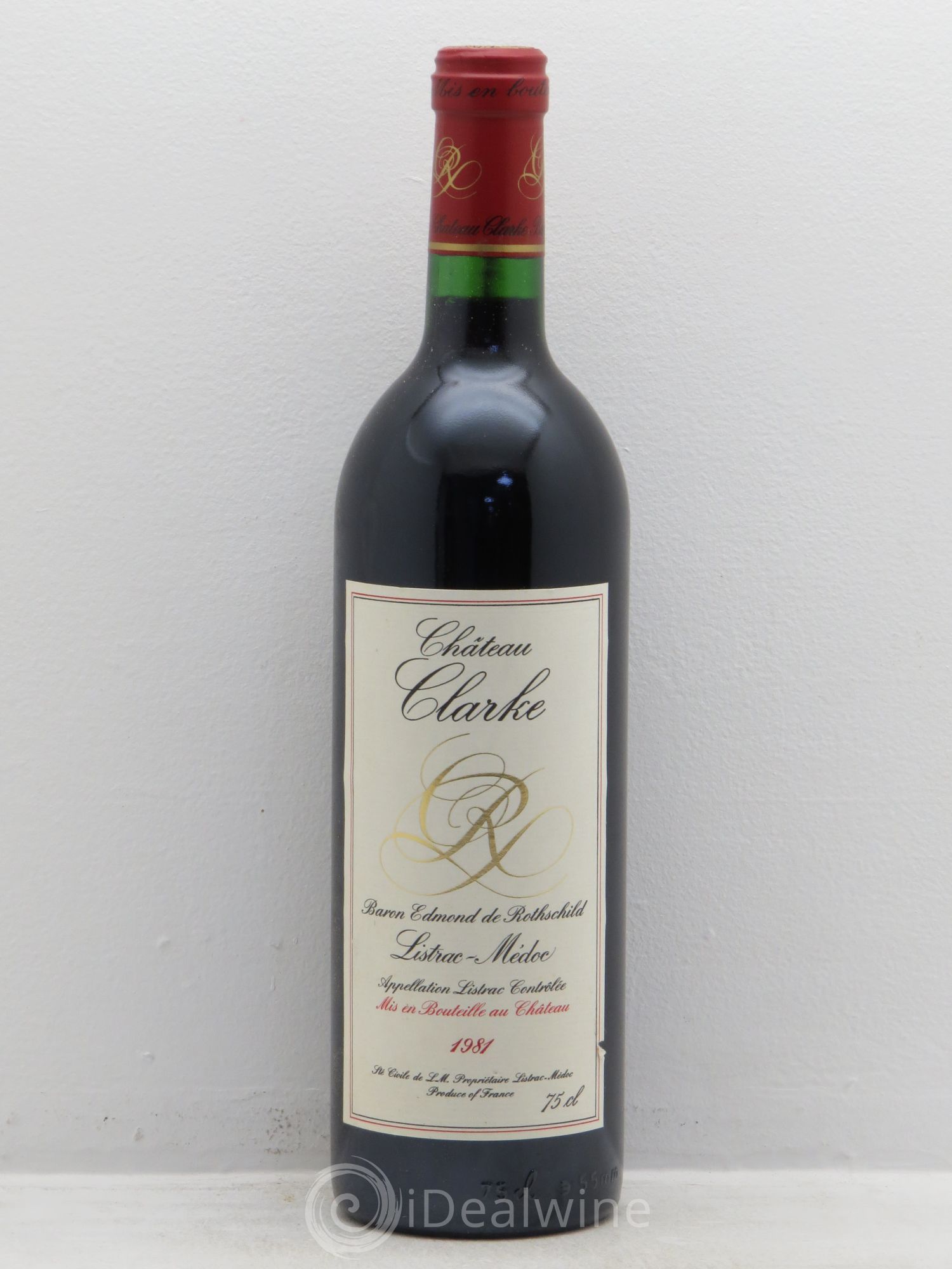 Château Clarke 1981 - Lot de 6 bouteilles - 0