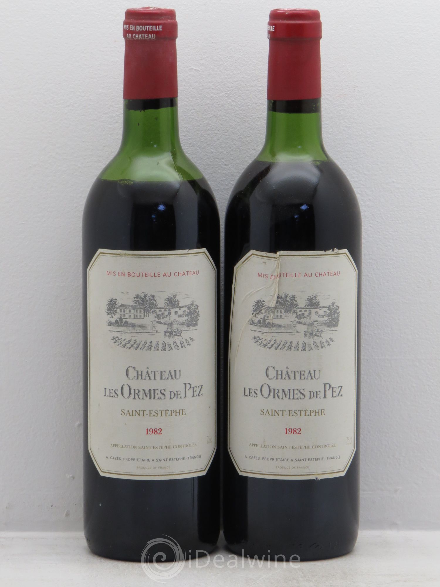 Château les Ormes de Pez 1982 - Lot de 2 bouteilles - 0