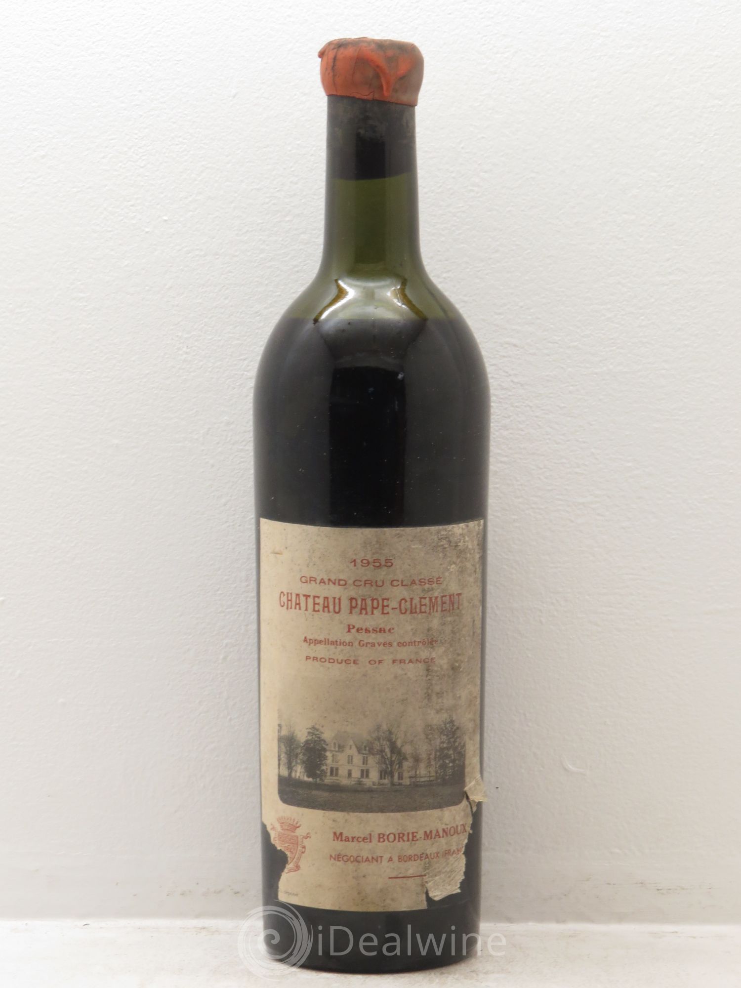 Château Pape Clément Cru Classé de Graves 1955 - Lot de 1 bouteille - 0