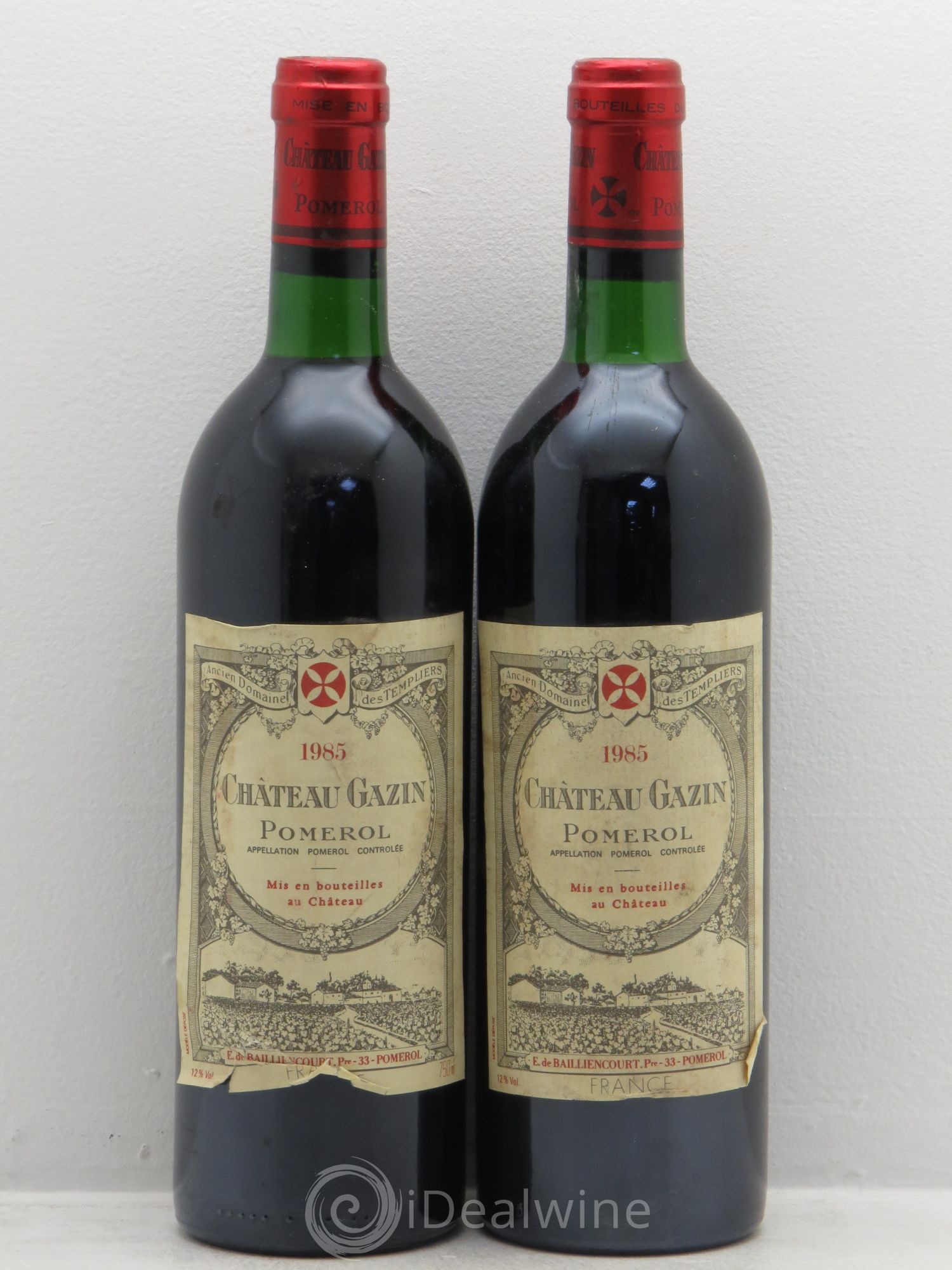 Château Gazin 1985 - Lot de 2 bouteilles - 0