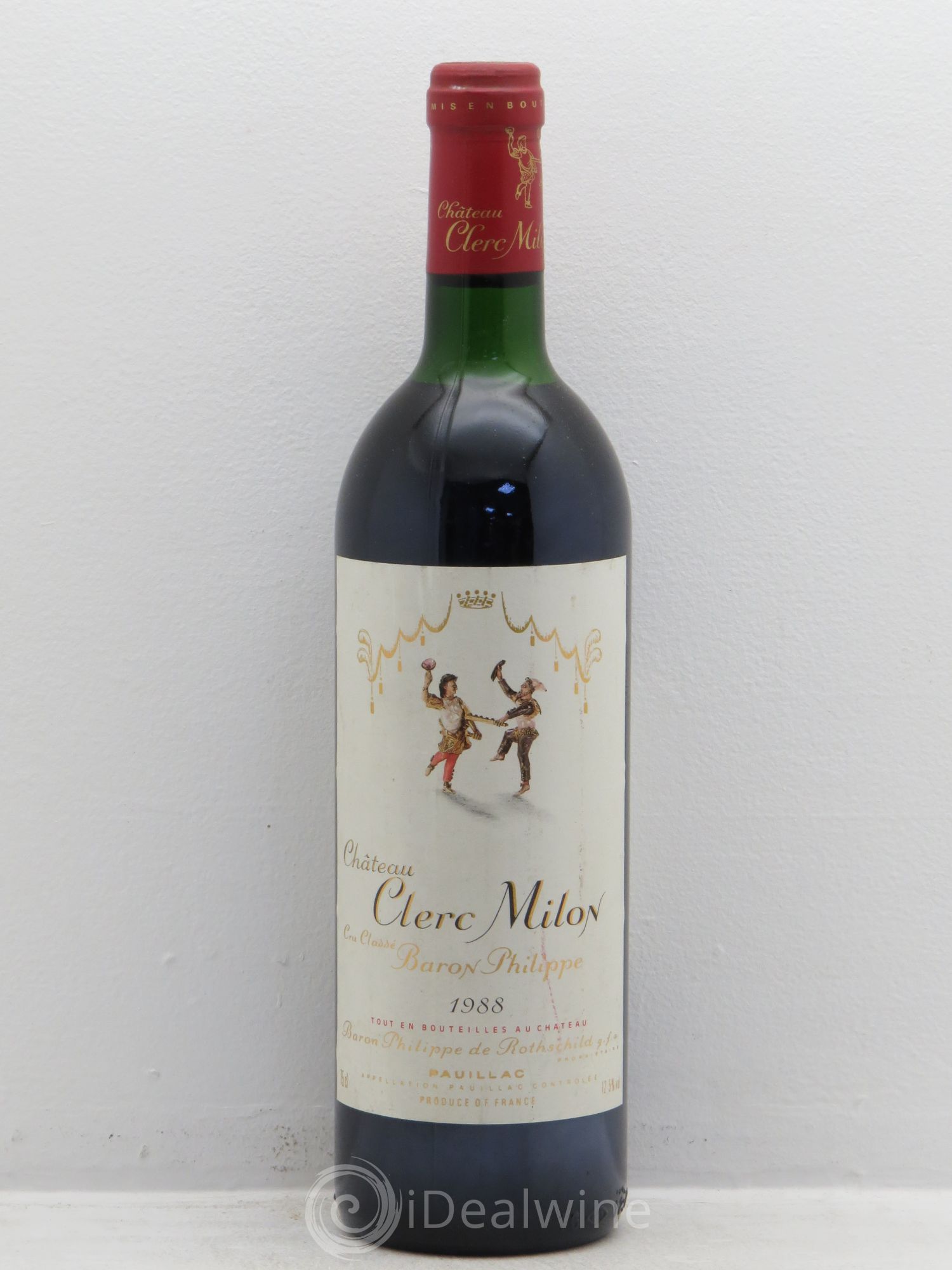 Château Clerc Milon 5ème Grand Cru Classé 1988 - Lot de 1 bouteille - 0