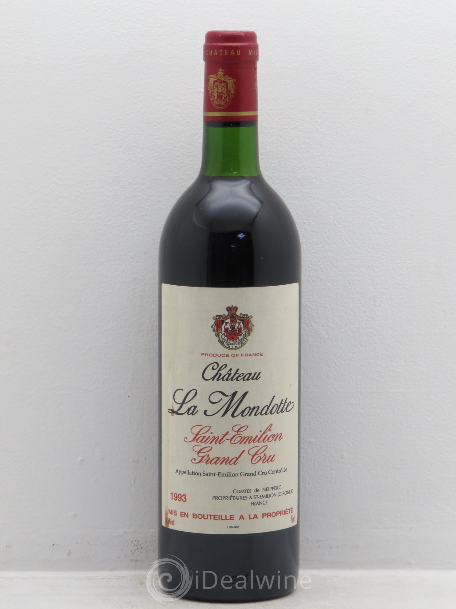 La Mondotte 1er Grand Cru Classé B depuis 2012 1993 - Lot de 1 bouteille - 0