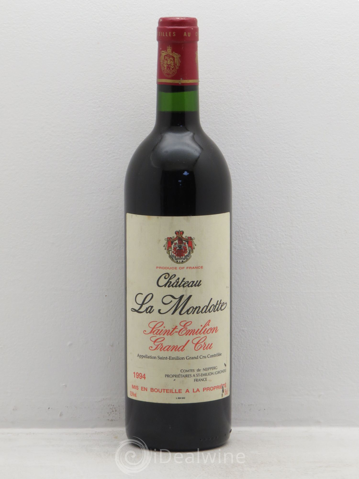 La Mondotte 1er Grand Cru Classé B depuis 2012 1994 - Lot de 1 bouteille - 0