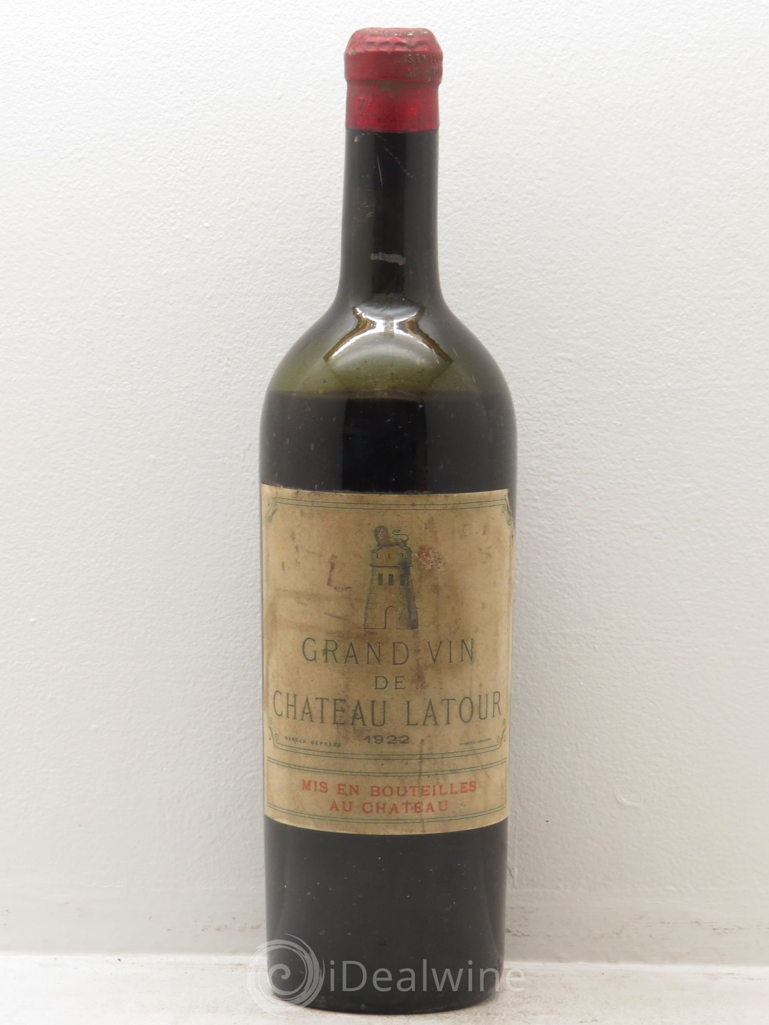 Château Latour 1er Grand Cru Classé 1922 - Lot de 1 bouteille - 0