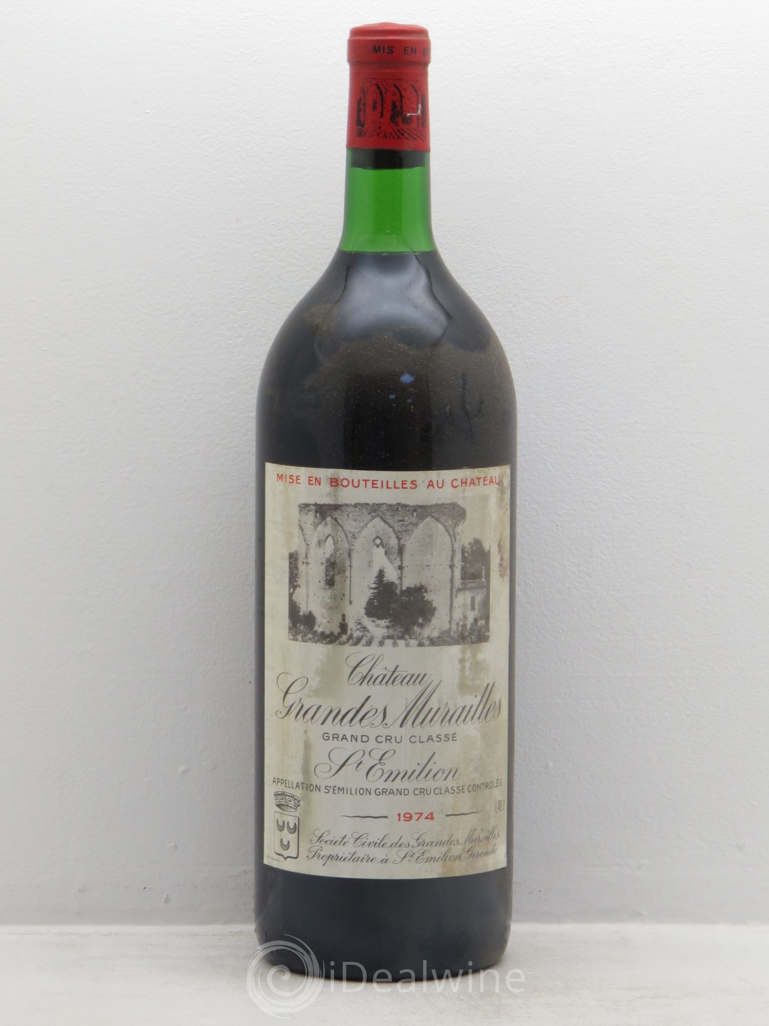 Château les Grandes Murailles Grand Cru Classé 1974 - Lot de 1 magnum - 0