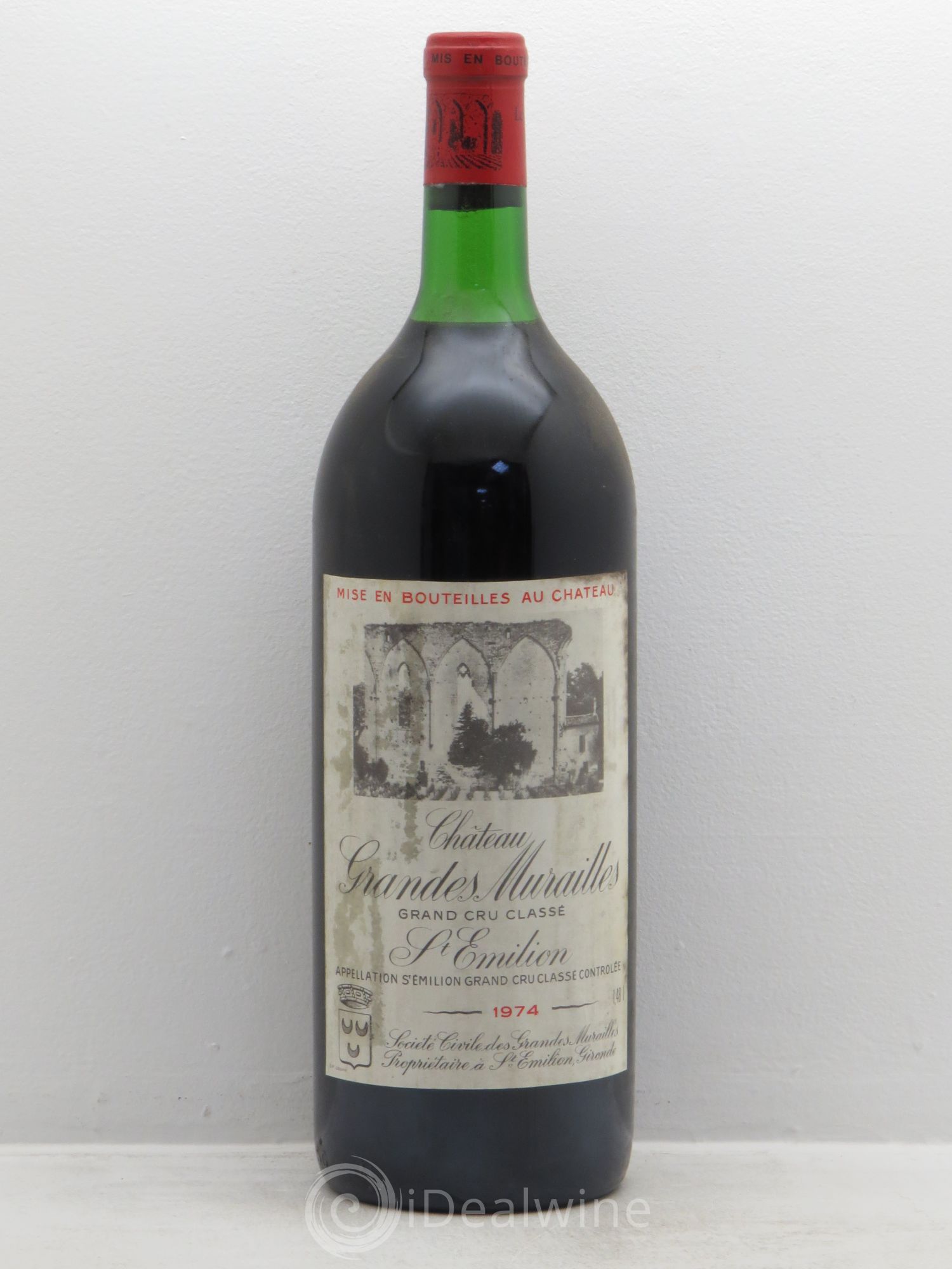 Château les Grandes Murailles Grand Cru Classé 1974 - Lot de 1 magnum - 0