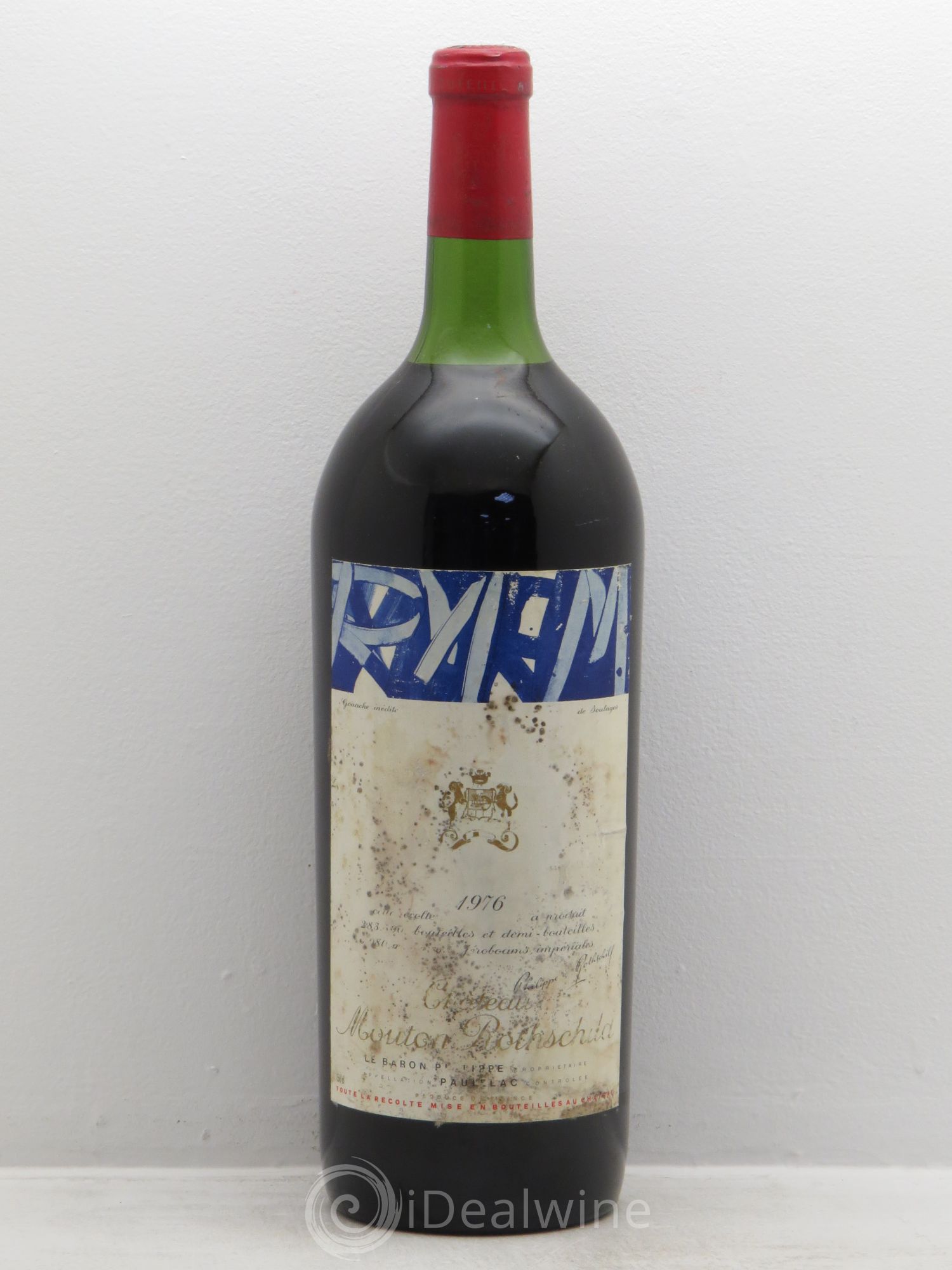 Château Mouton Rothschild 1er Grand Cru Classé 1976 - Lot de 1 magnum - 0
