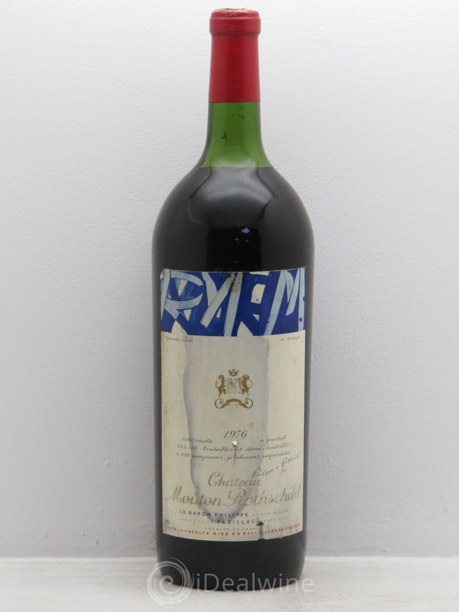 Château Mouton Rothschild 1er Grand Cru Classé 1976 - Lot de 1 magnum - 0