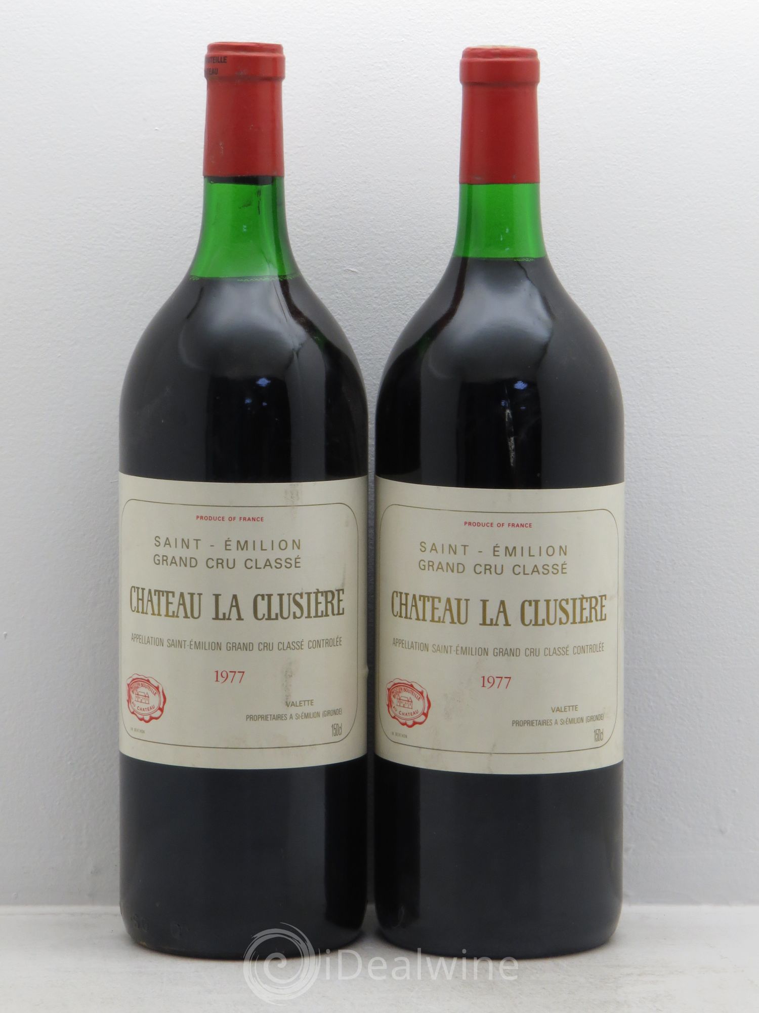 Château la Clusière 1977 - Lot de 2 magnums - 0
