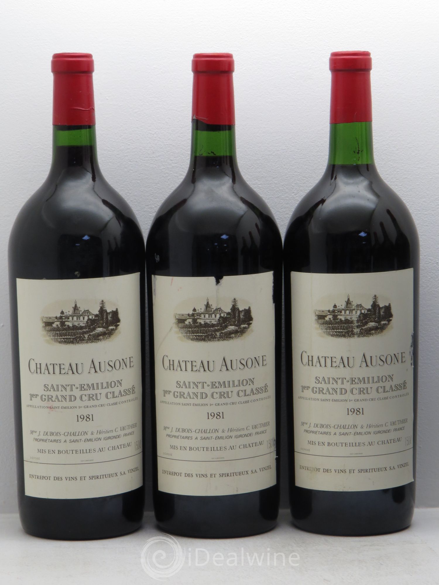 Château Ausone 1er Grand Cru Classé A 1981 - Lot de 6 magnums - 1