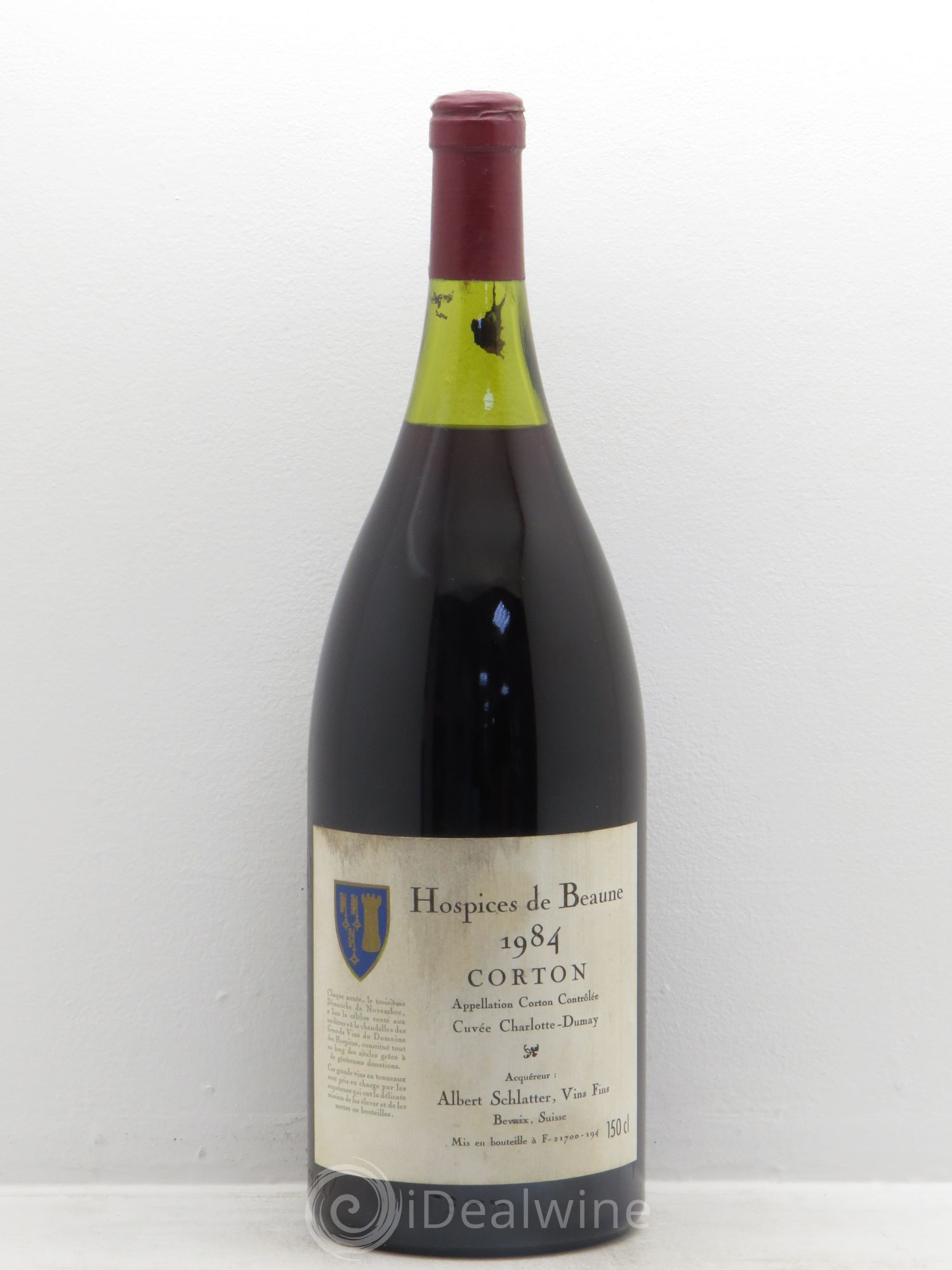 Corton Grand Cru Cuvée Charlotte 1984 - Posten von 1 Magnum - 0
