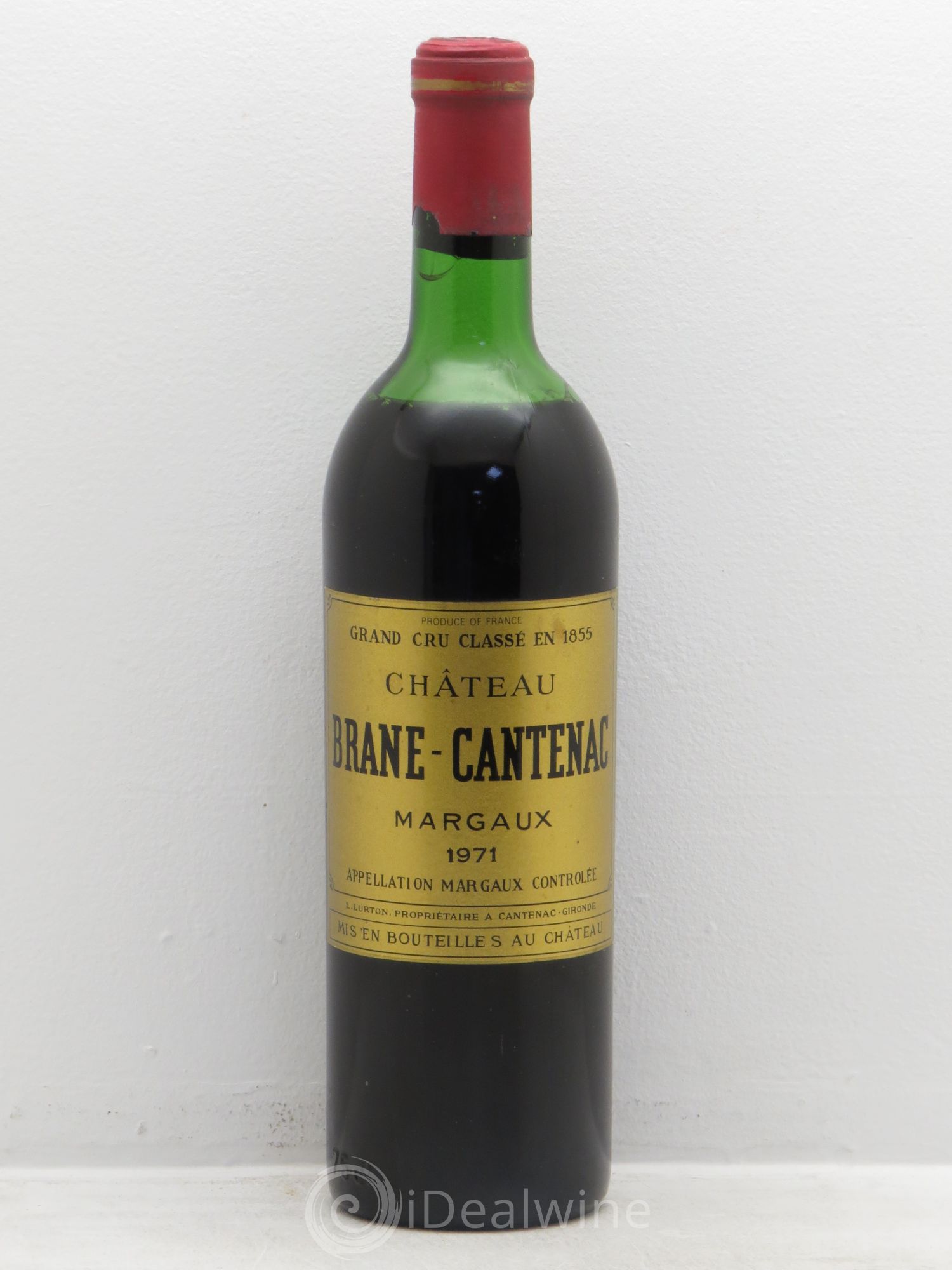 Château Brane Cantenac 2ème Grand Cru Classé 1971 - Lot de 1 bouteille - 0