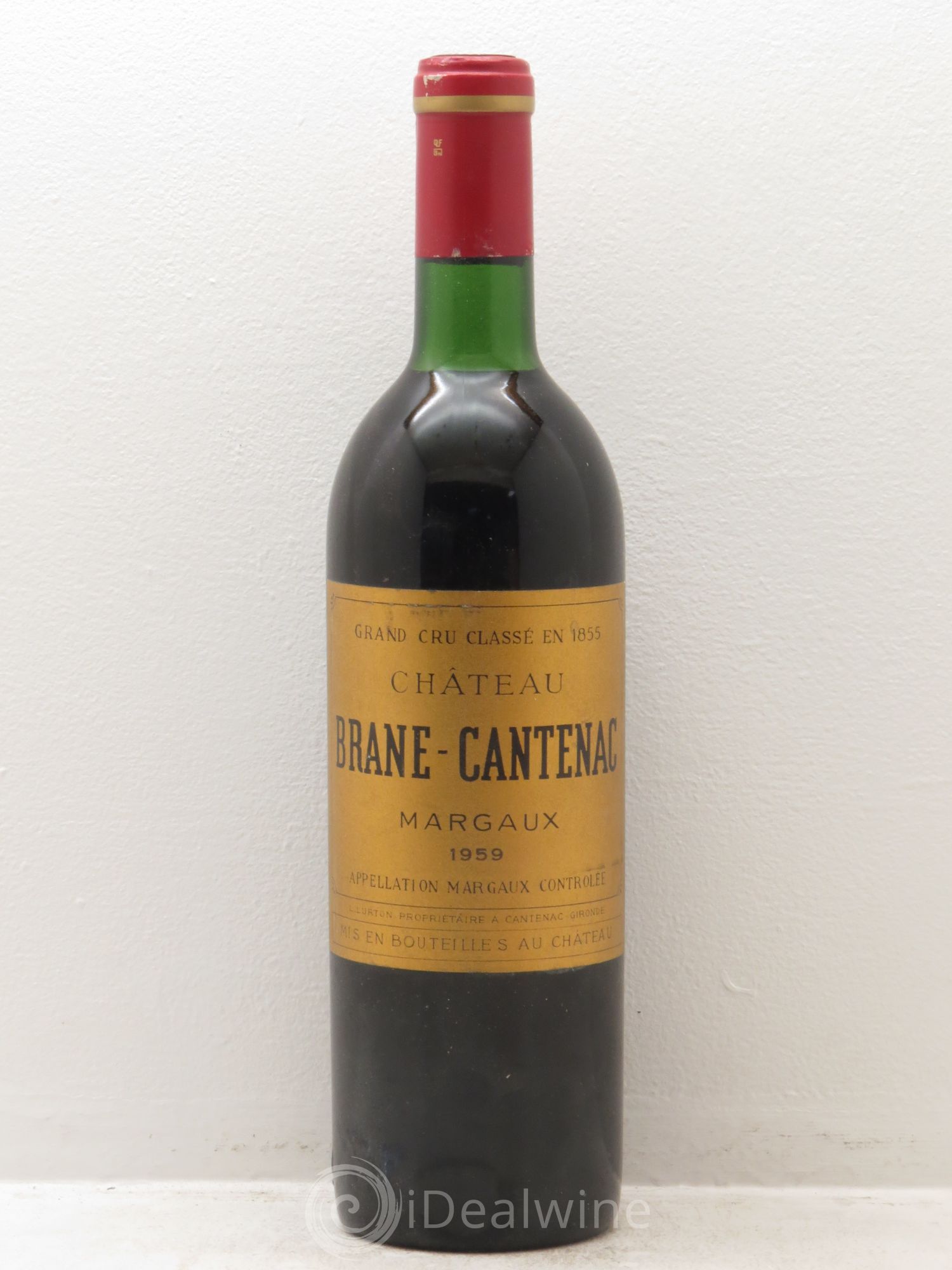 Château Brane Cantenac 2ème Grand Cru Classé 1959 - Lot de 1 bouteille - 0