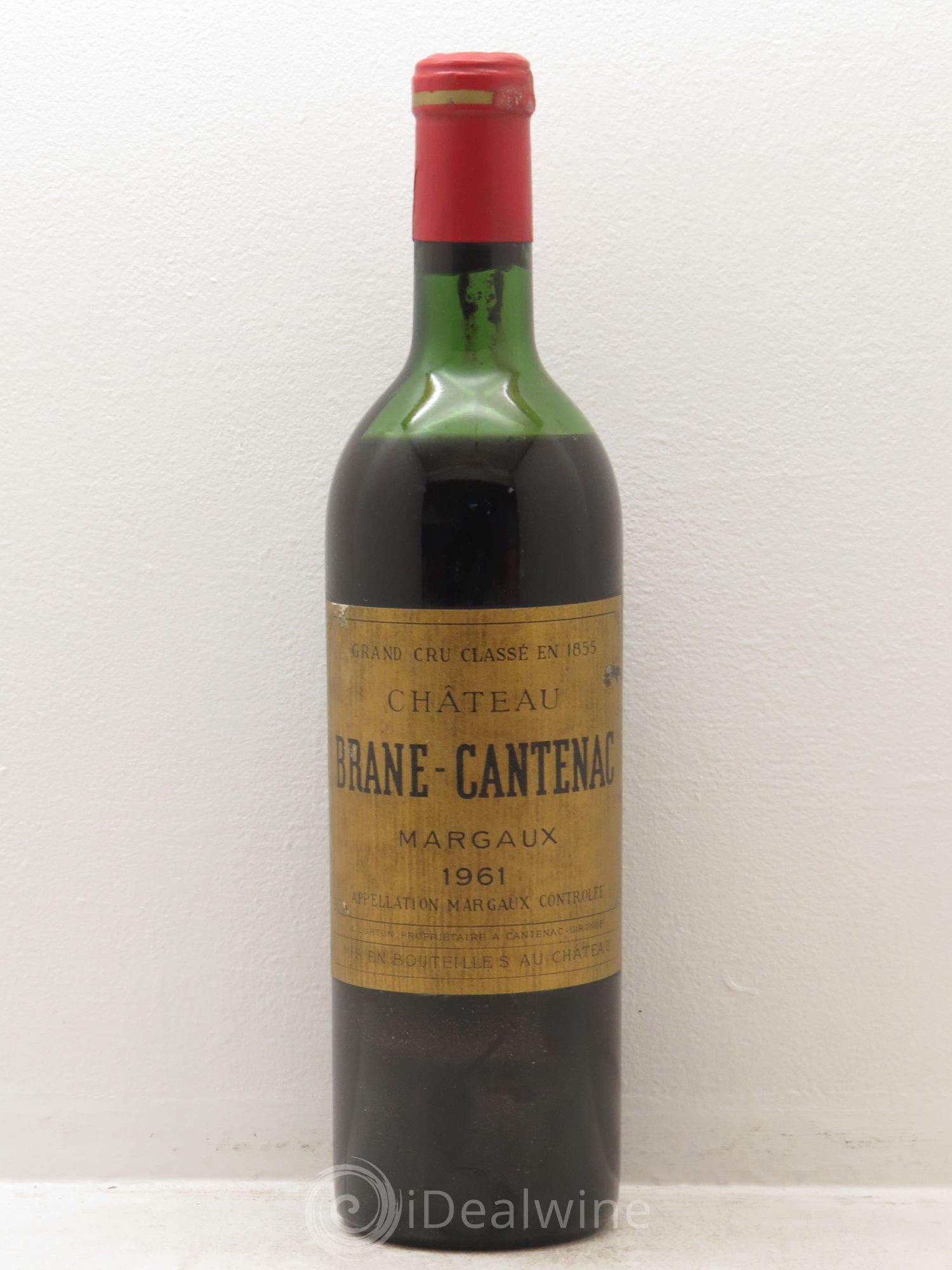 Château Brane Cantenac 2ème Grand Cru Classé 1961 - Lot de 1 bouteille - 0