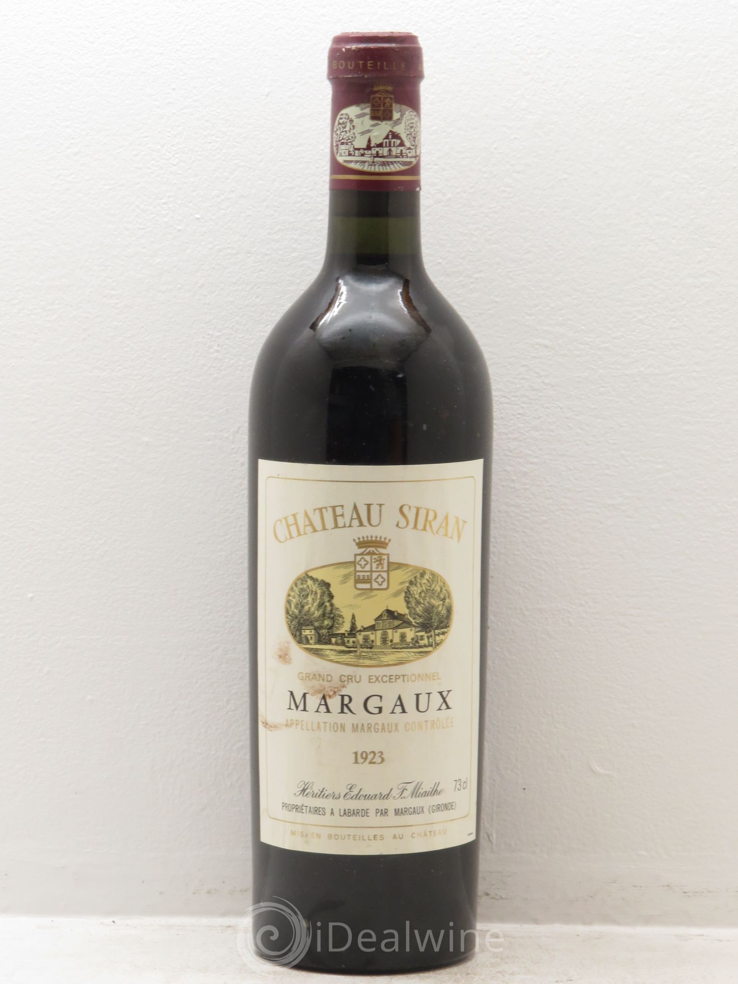 Château Siran 1923 - Lot de 1 bouteille - 0