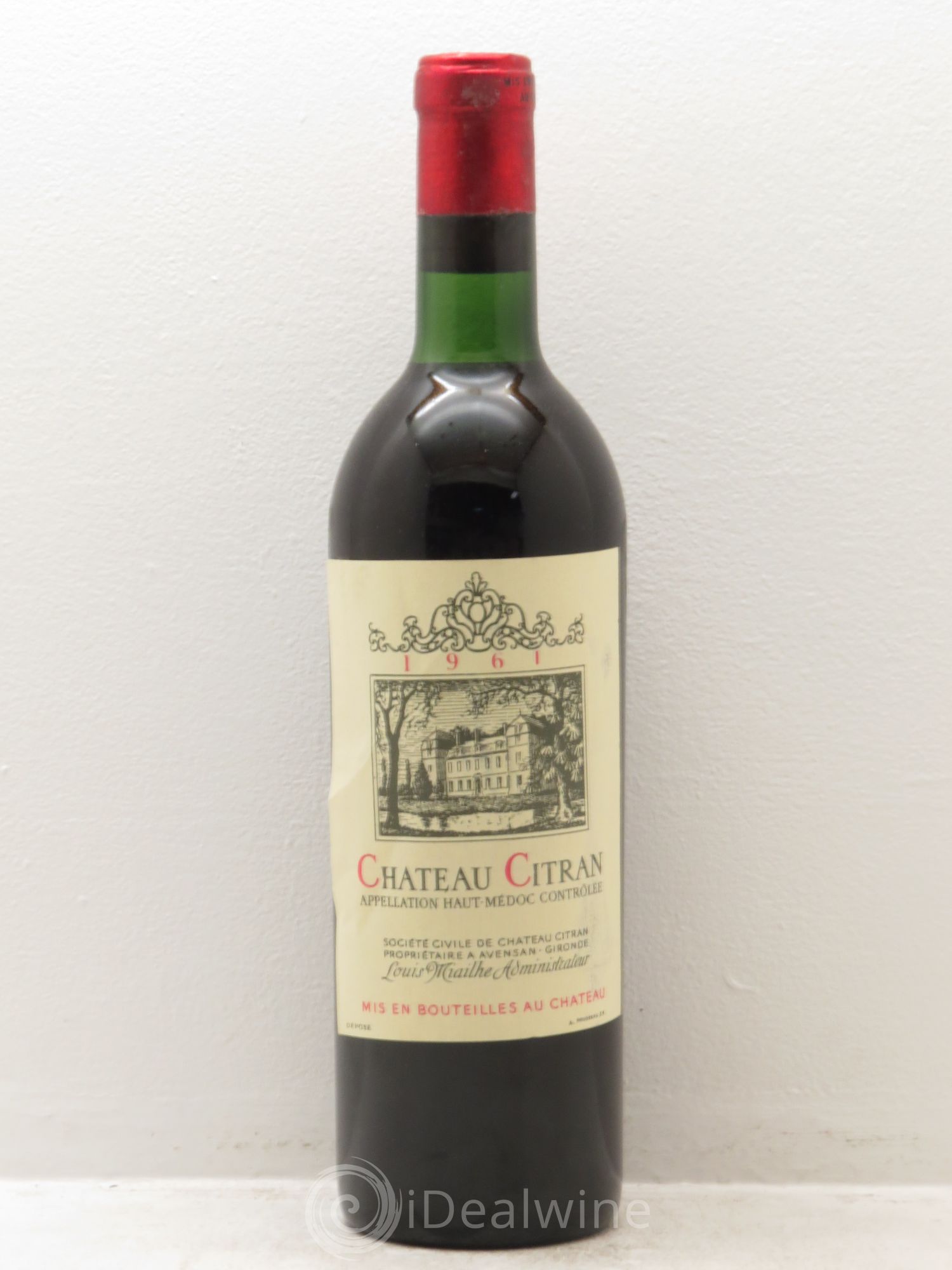 Château Citran Cru Bourgeois 1961 - Lot de 1 bouteille - 0