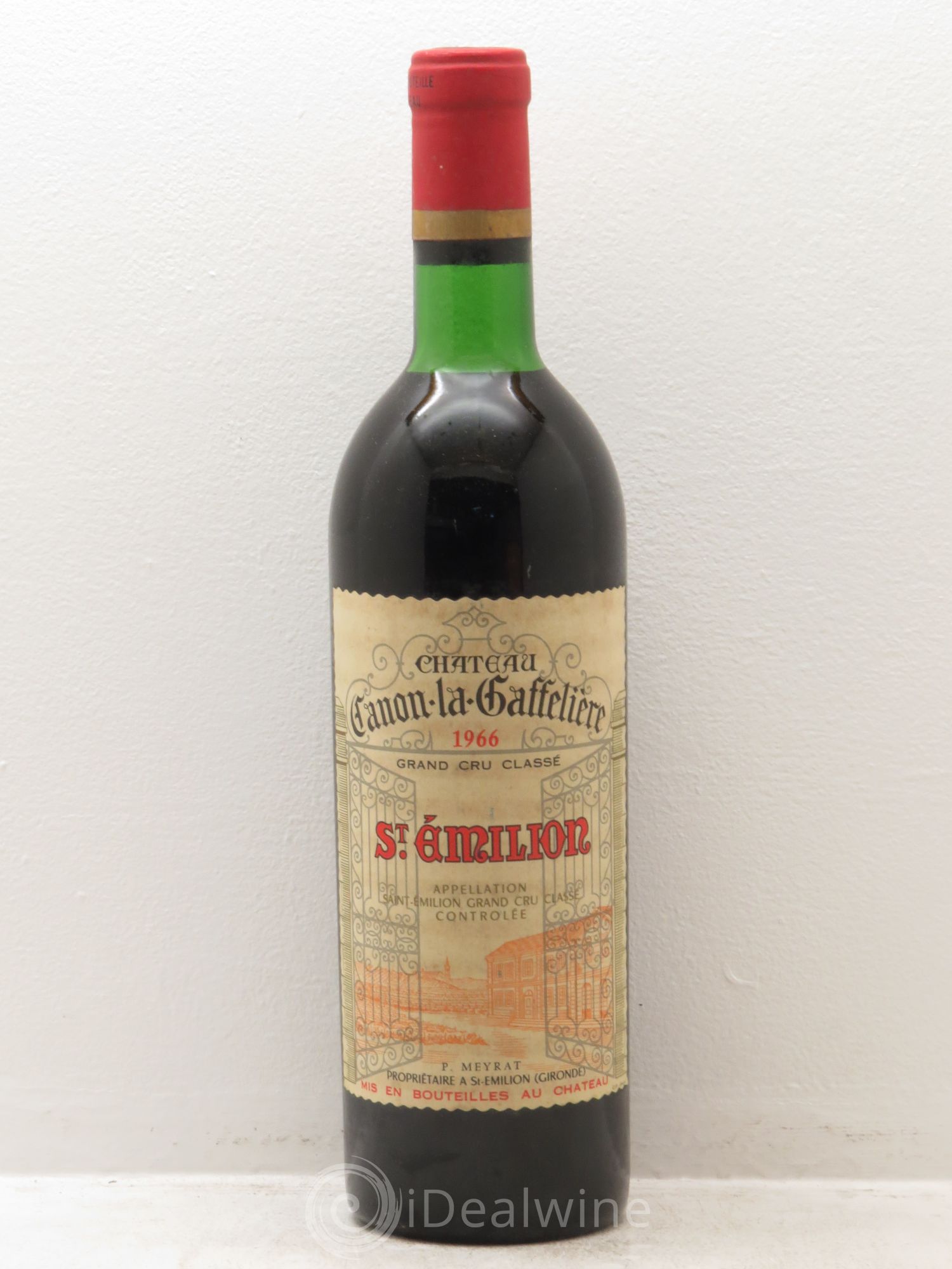 Château Canon la Gaffelière 1er Grand Cru Classé B 1966 - Lot de 1 bouteille - 0
