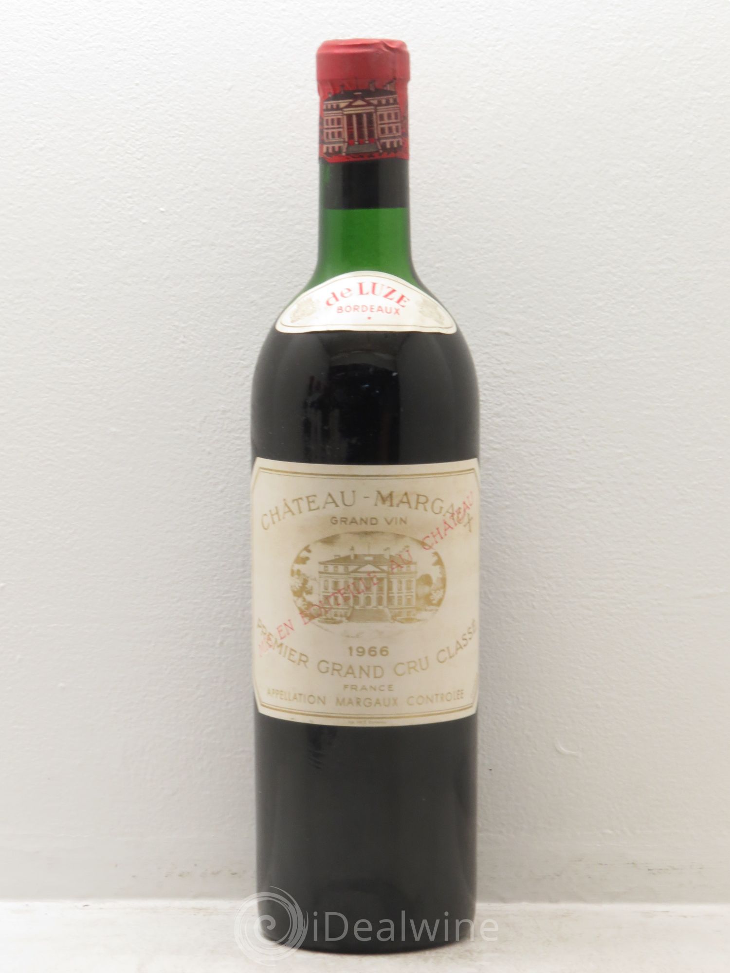 Château Margaux 1er Grand Cru Classé 1966 - Lot de 1 bouteille - 0