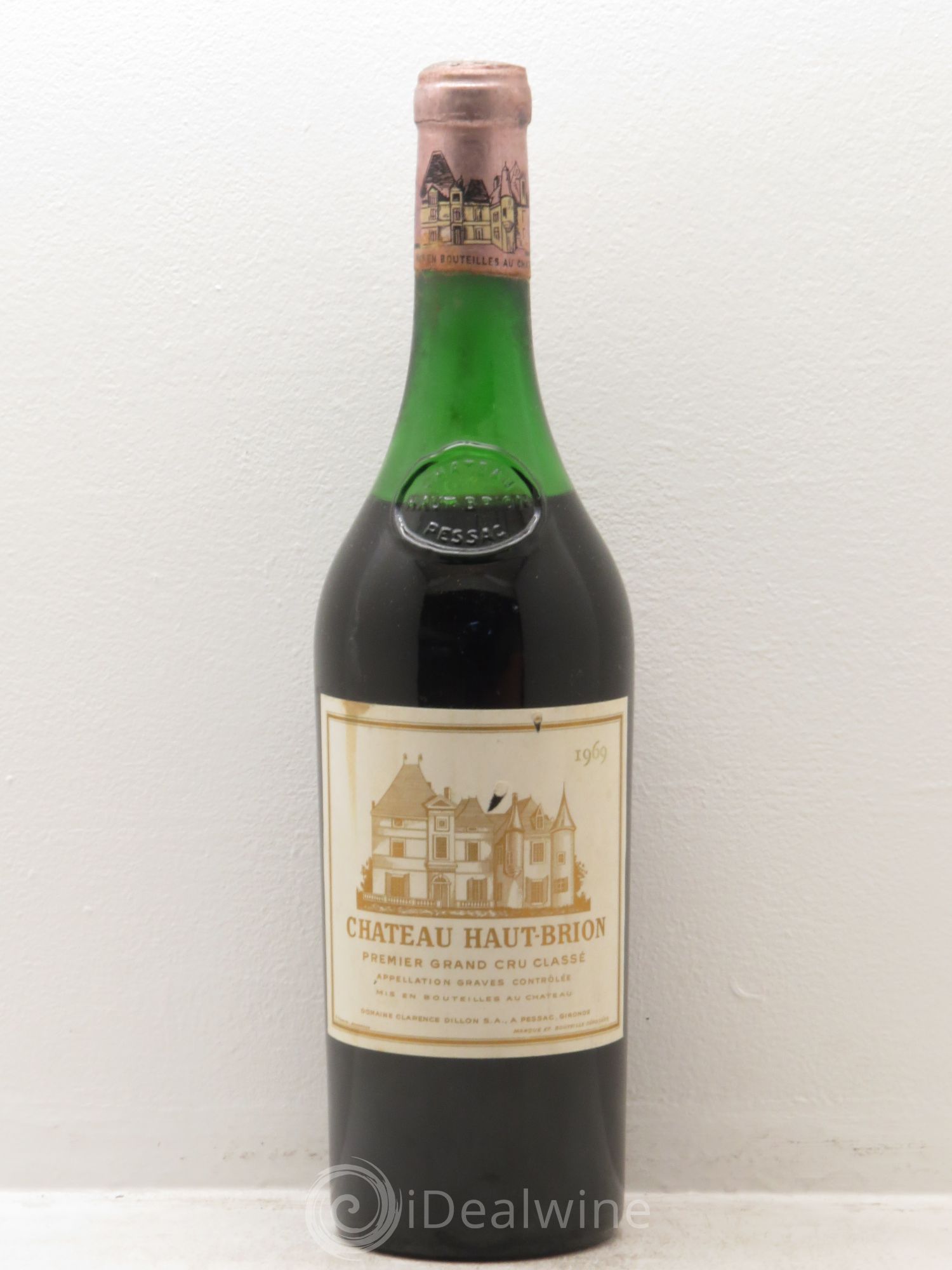 Château Haut Brion 1er Grand Cru Classé 1969 - Lot de 1 bouteille - 0