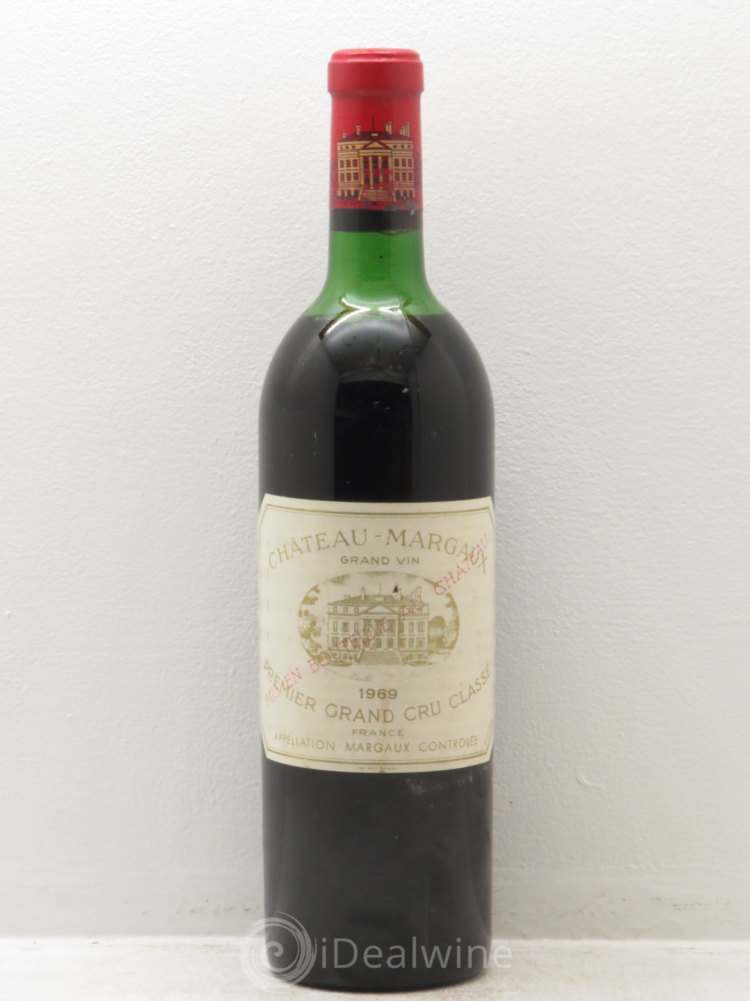 Château Margaux 1er Grand Cru Classé 1969 - Lot de 1 bouteille - 0