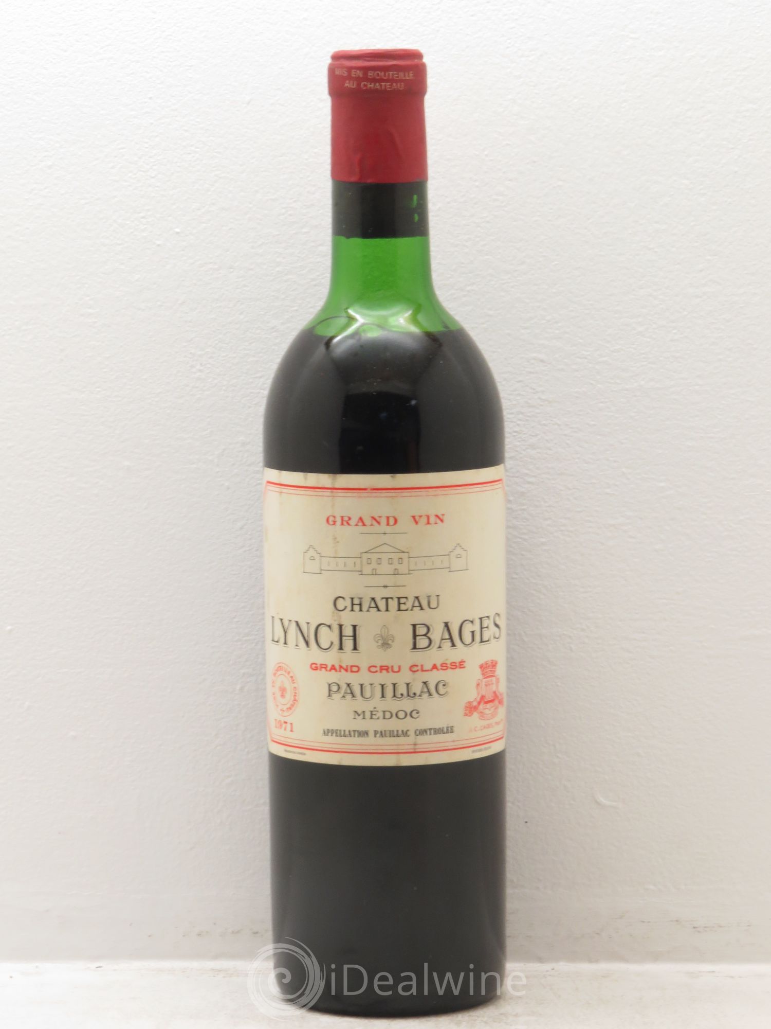 Château Lynch Bages 5ème Grand Cru Classé 1971 - Lot de 1 bouteille - 0