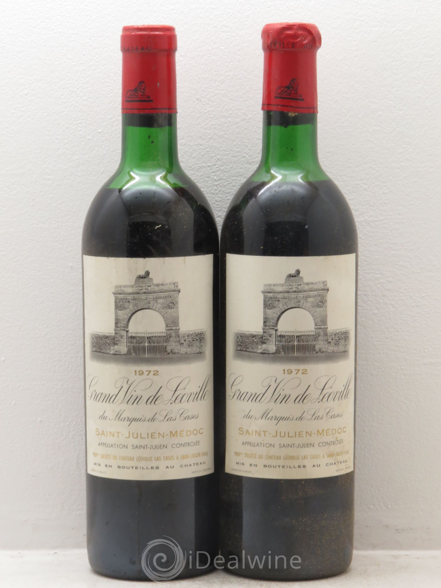 Château Léoville Las Cases 2ème Grand Cru Classé 1972 - Lot de 2 bouteilles - 0
