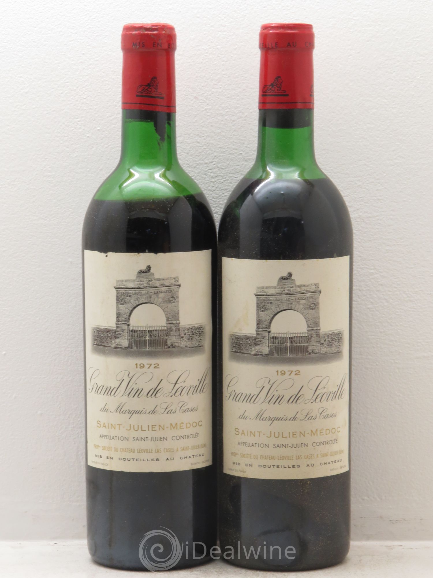 Château Léoville Las Cases 2ème Grand Cru Classé 1972 - Lot de 2 bouteilles - 0