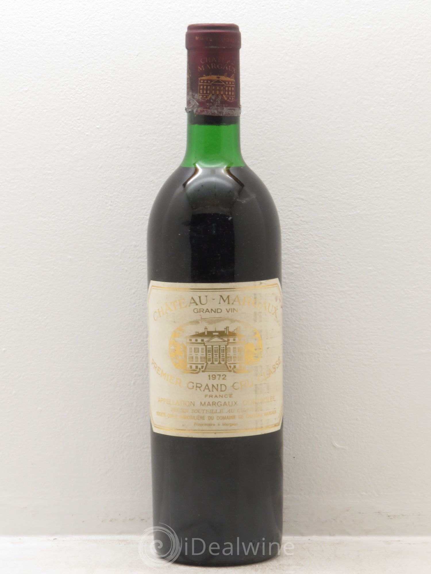 Château Margaux 1er Grand Cru Classé 1972 - Lot de 1 bouteille - 0