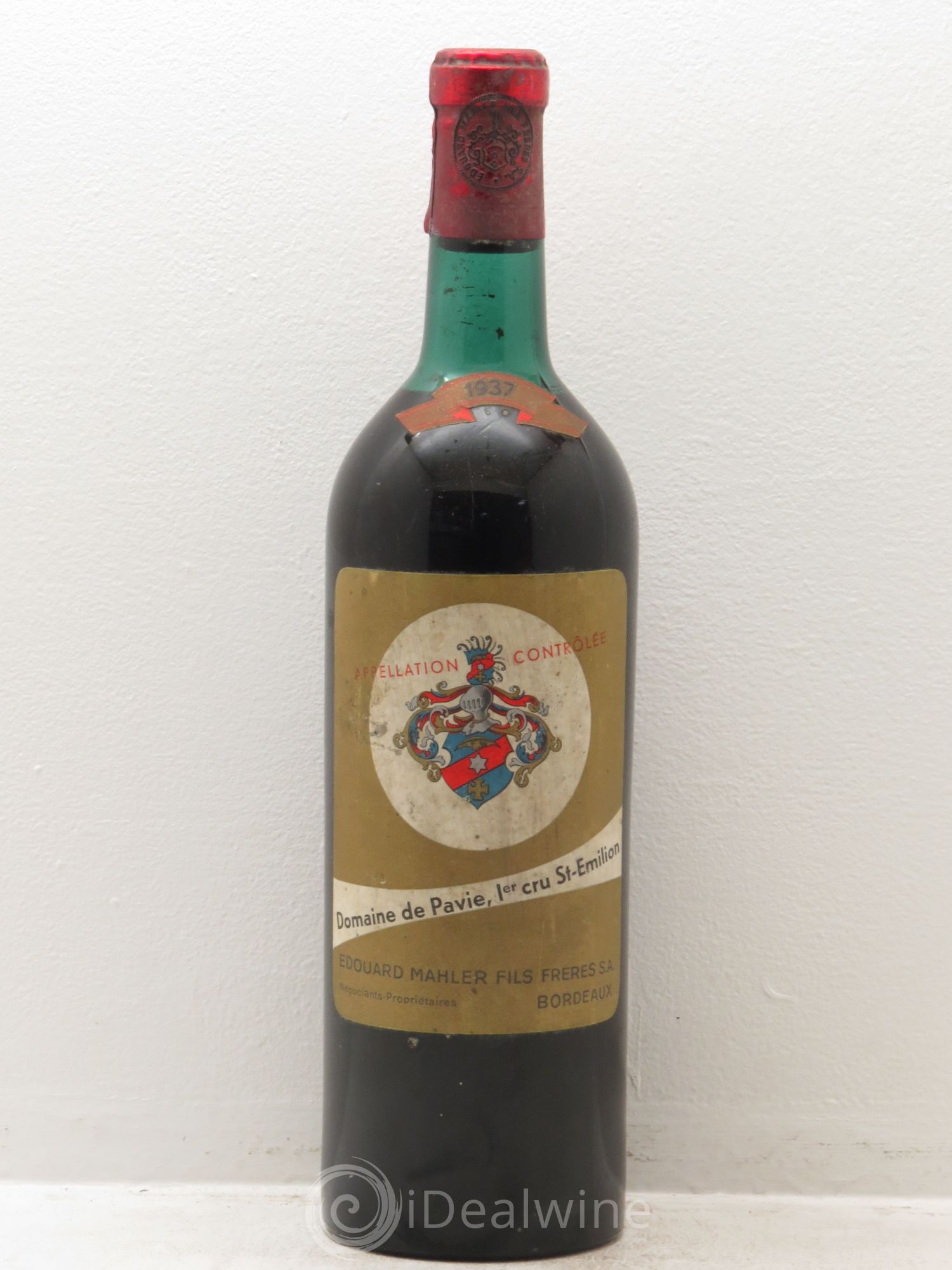 Château Pavie 1er Grand Cru Classé A 1937 - Lot de 1 bouteille - 0