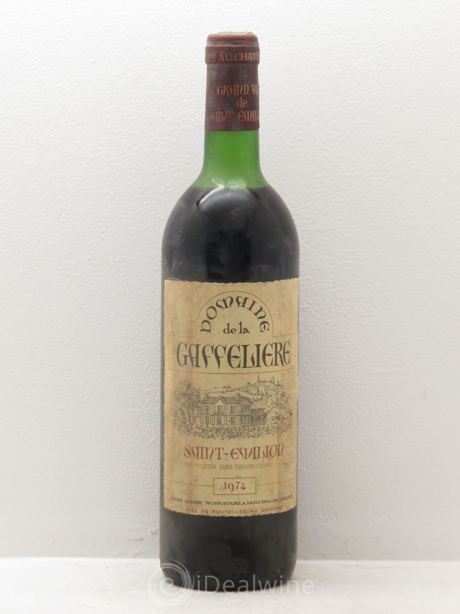 Château la Gaffelière 1er Grand Cru Classé B 1974 - Lot de 1 bouteille - 0