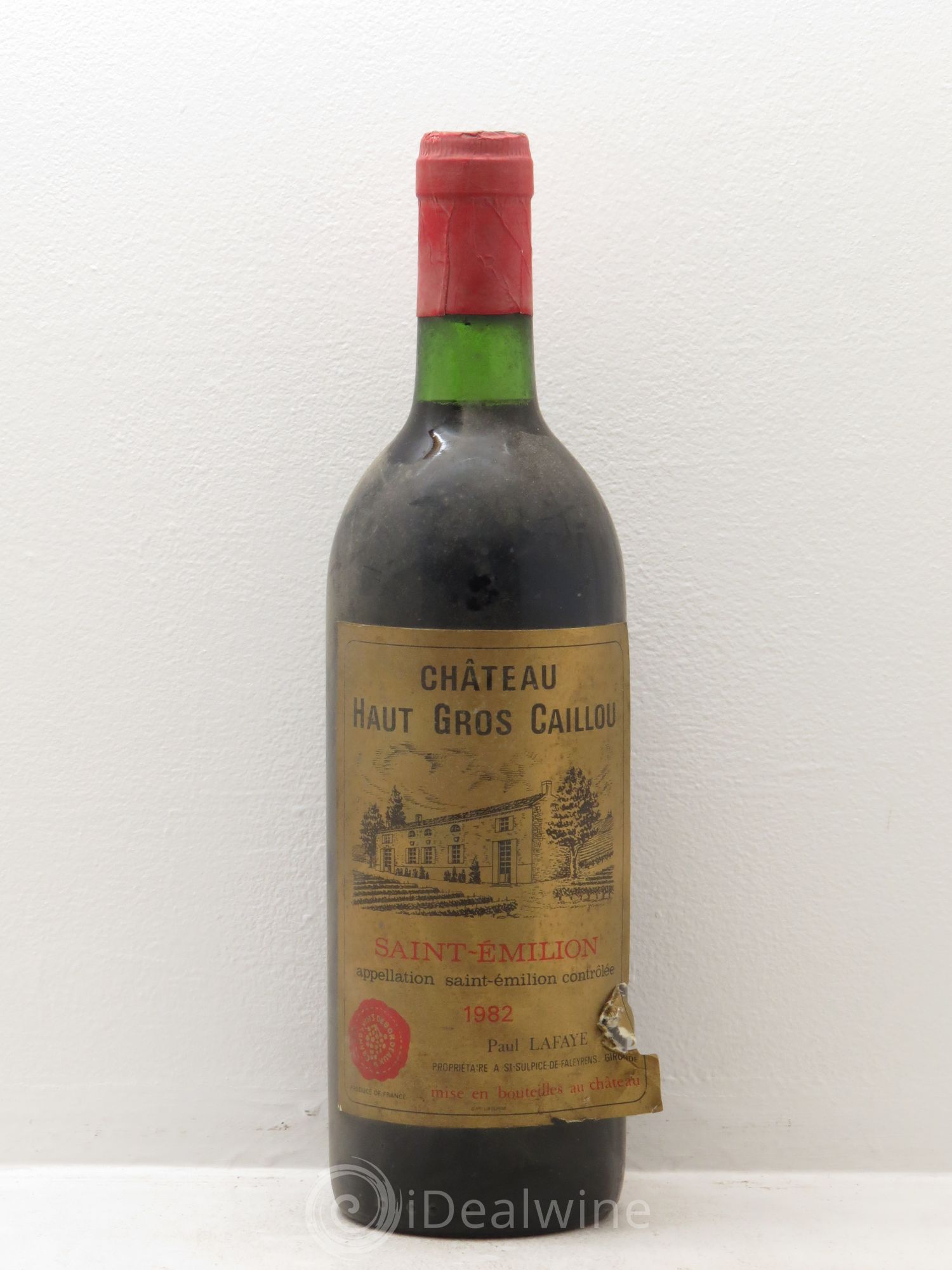Château Haut Gros Caillou 1982 - Lot de 1 bouteille - 0