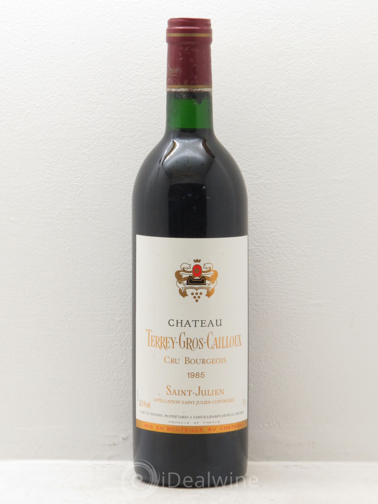 Château Terrey Gros Cailloux Cru Bourgeois 1985 - Lot de 6 bouteilles - 0