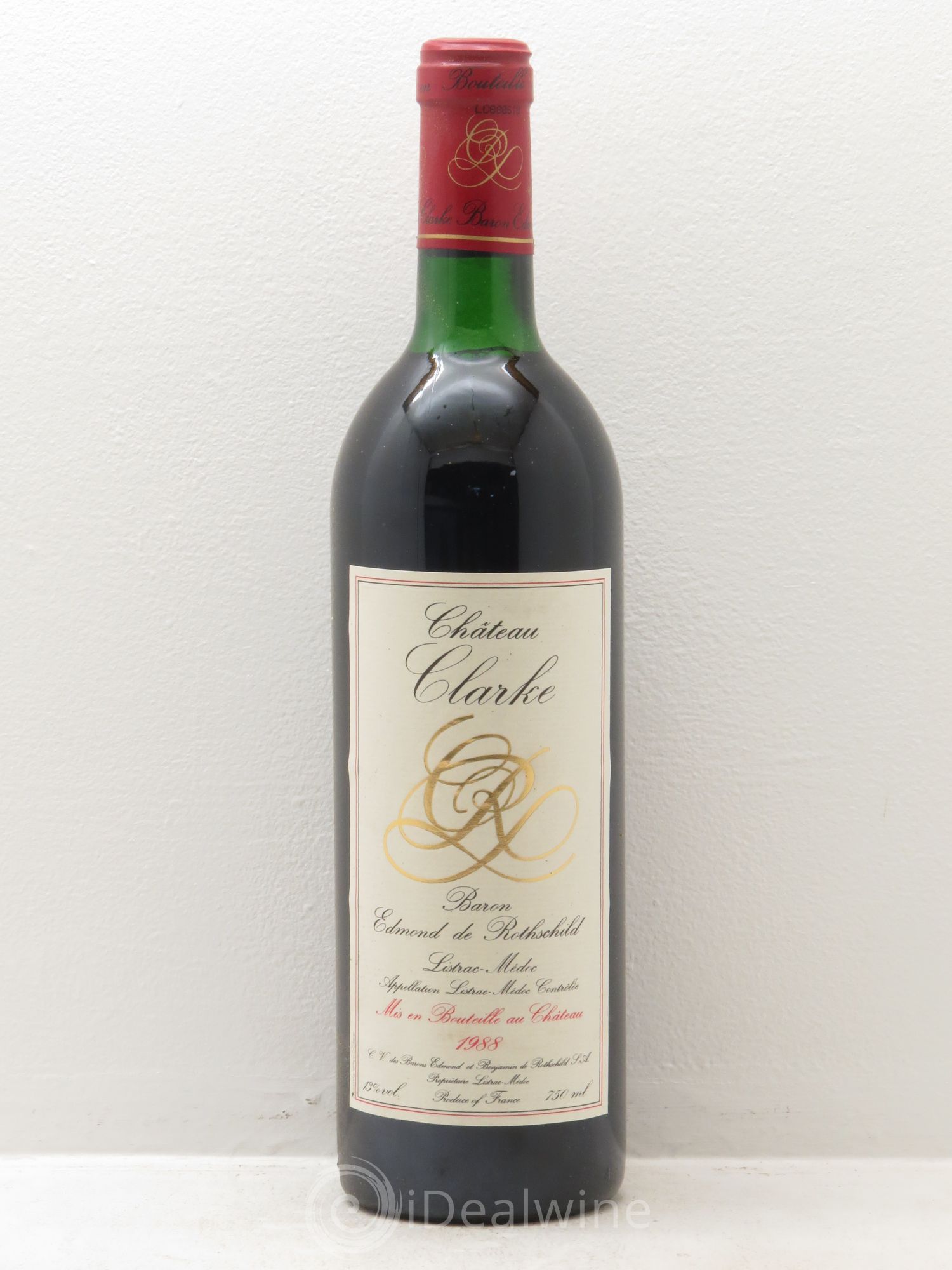 Château Clarke 1988 - Lot de 6 bouteilles - 0