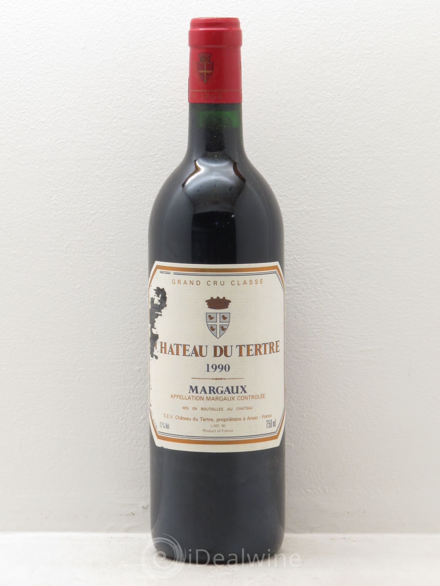 Château du Tertre 5ème Grand Cru Classé 1990 - Lot de 12 bouteilles - 0