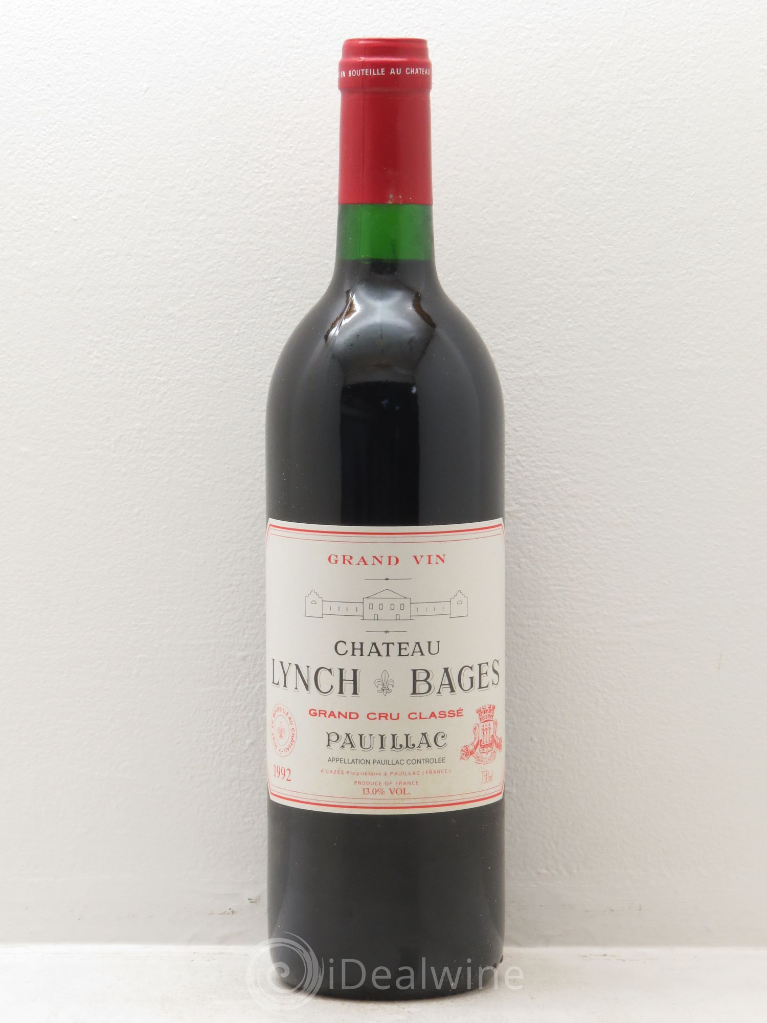 Château Lynch Bages 5ème Grand Cru Classé 1992 - Lot de 12 bouteilles - 0