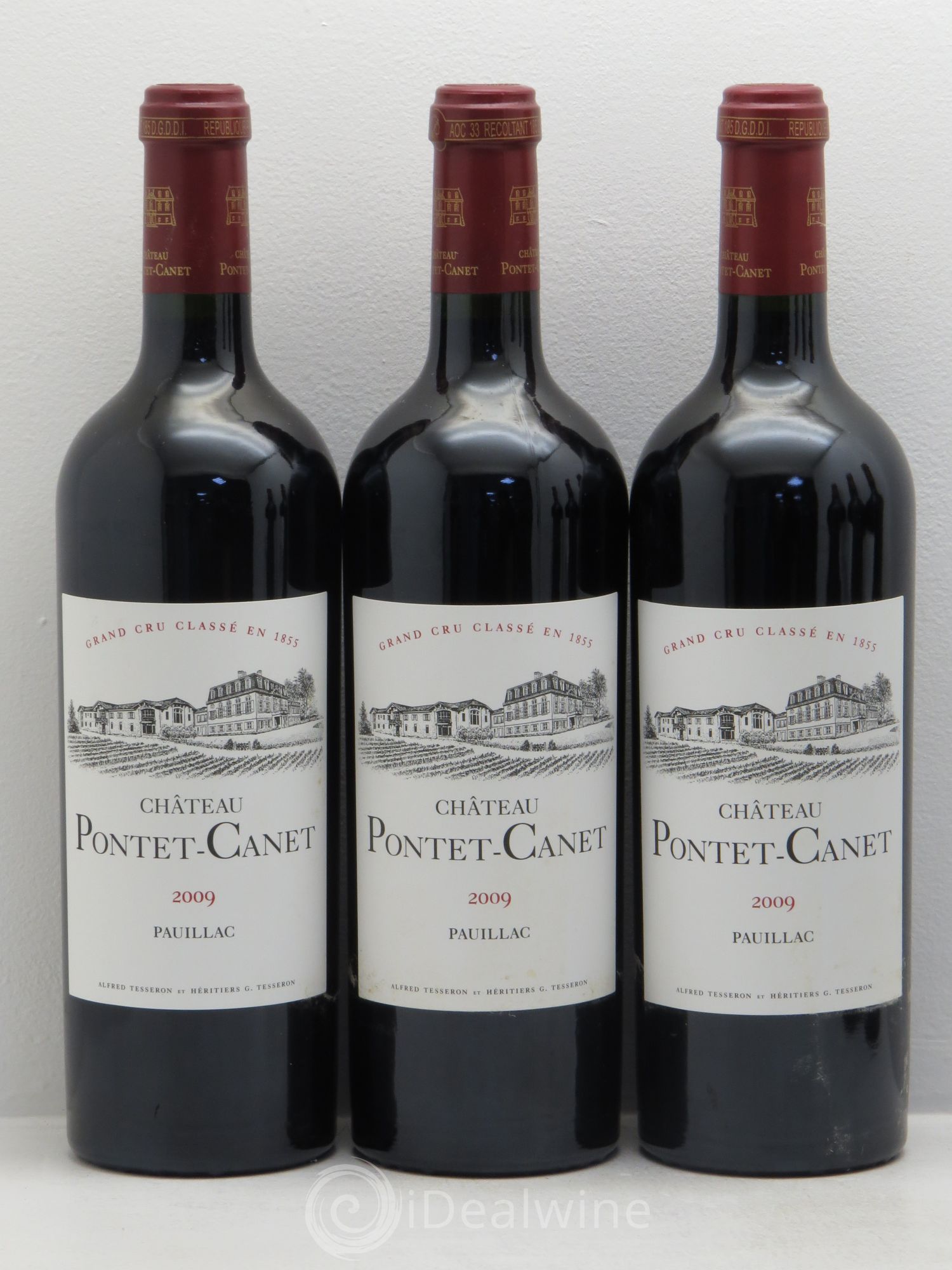 Château Pontet Canet 5ème Grand Cru Classé 2009 - Lot de 6 bouteilles - 1