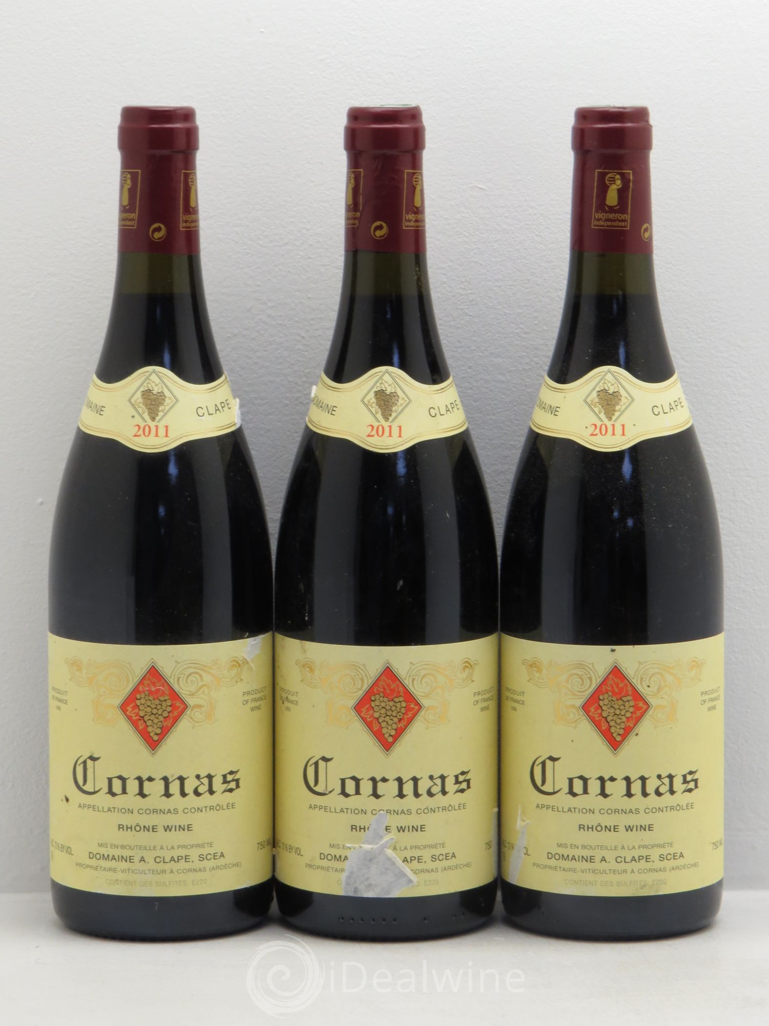 Cornas Auguste Clape 2011 - Posten von 3 Flaschen - 0