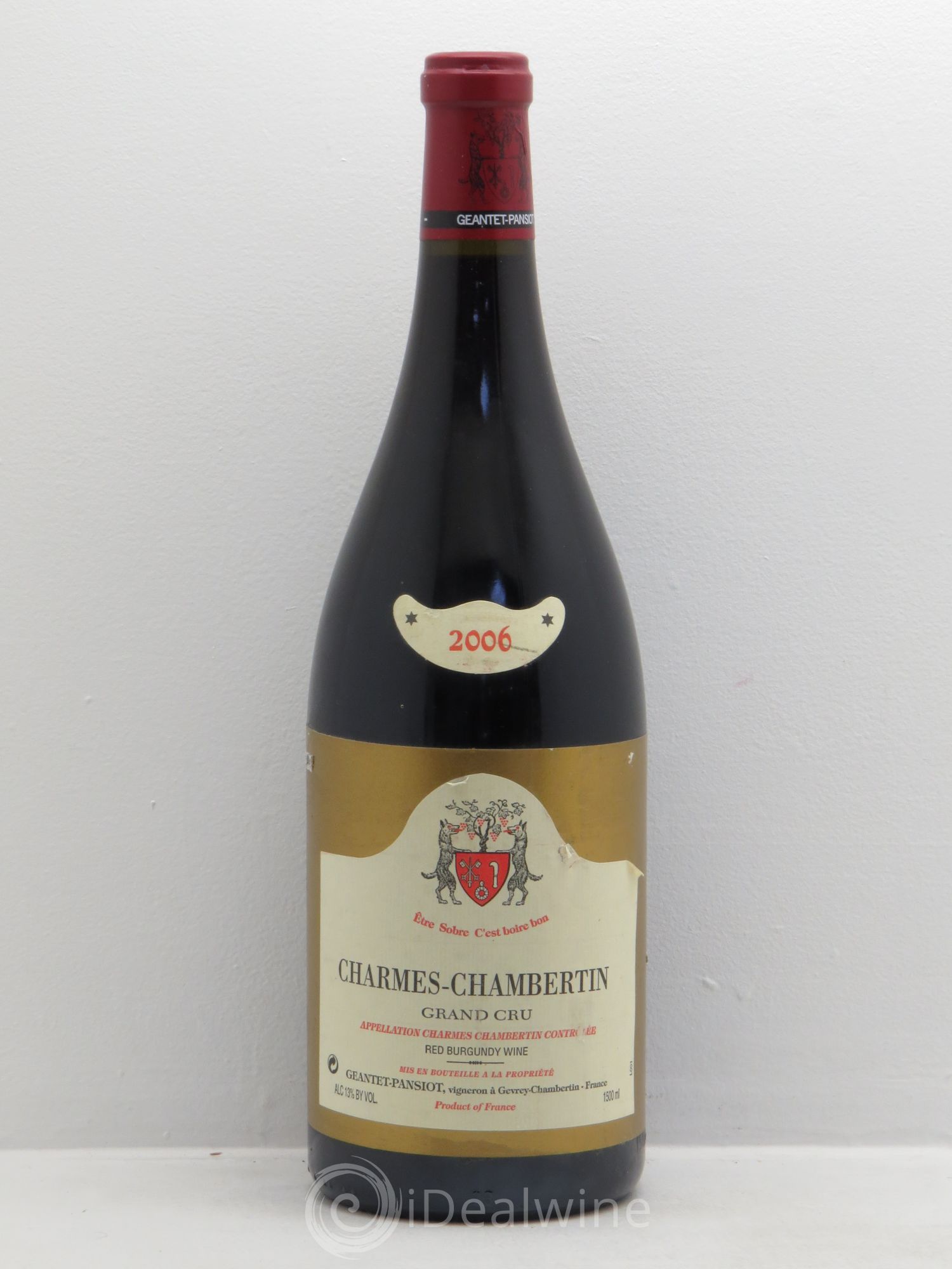 Charmes-Chambertin Grand Cru Geantet-Pansiot 2006 - Lot de 1 magnum - 0
