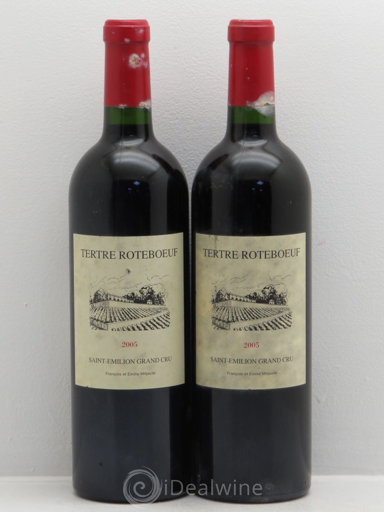 Château Tertre Roteboeuf 2005 - Lot de 2 bouteilles - 0