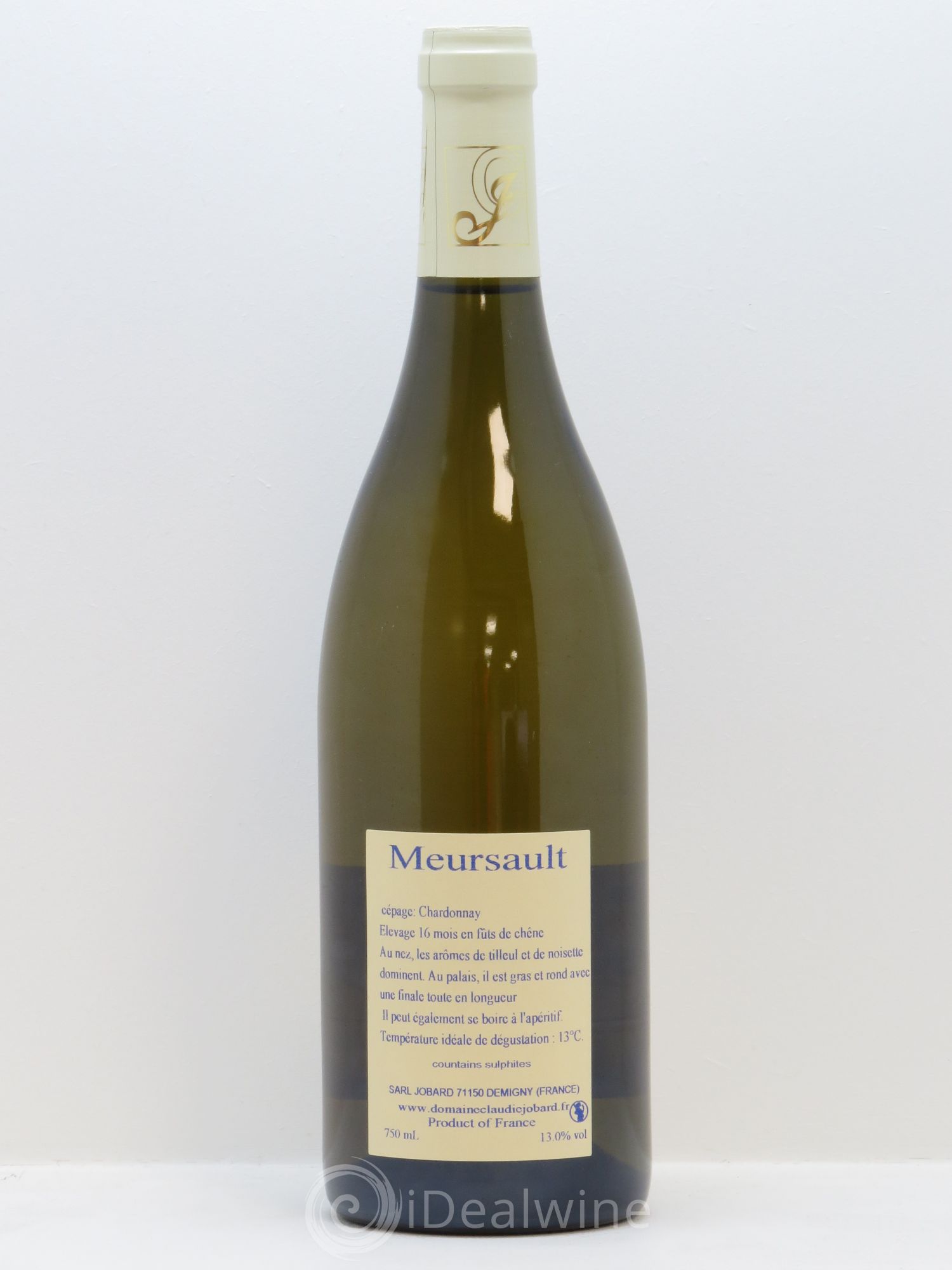 Meursault Claudie Jobard 2013 - Lot de 1 bouteille - 1