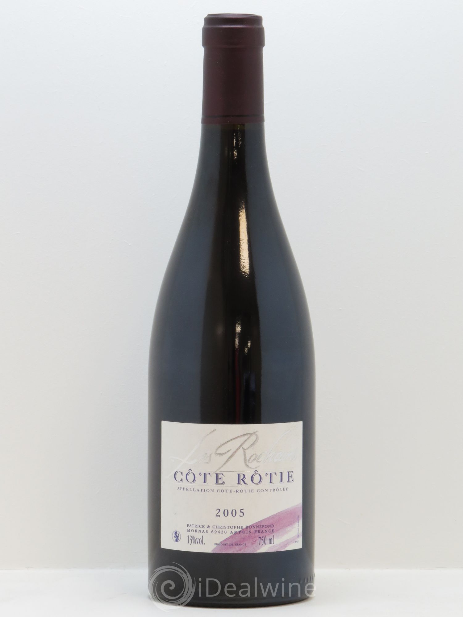 Côte-Rôtie Les Rochains Domaine Bonnefond 2005 - Lot de 1 bouteille - 0
