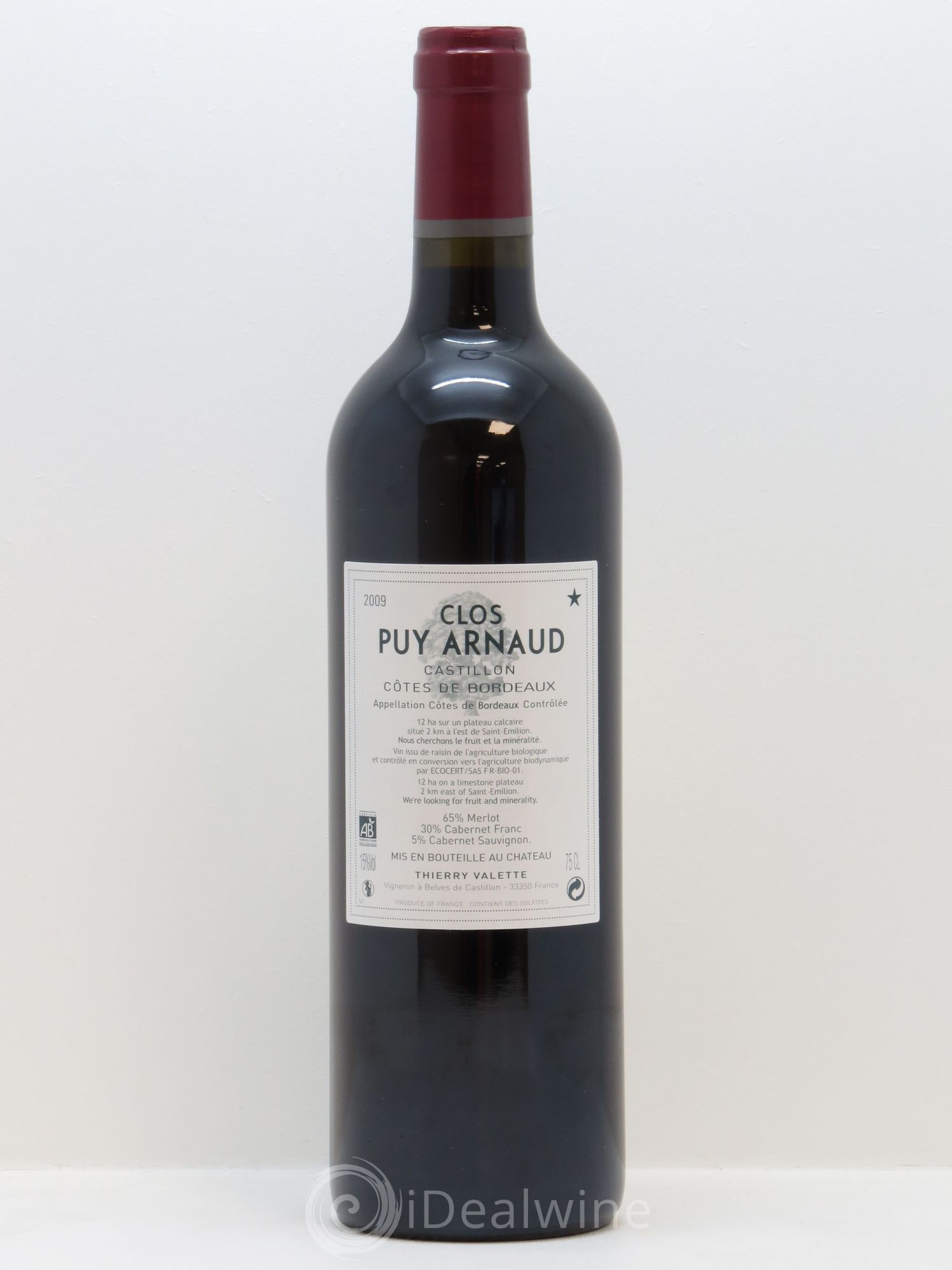 Clos Puy Arnaud 2009 - Lot de 1 bouteille - 1
