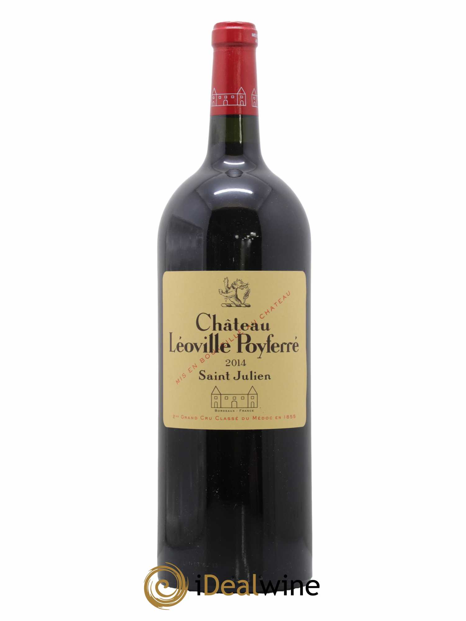Château Léoville Poyferré 2ème Grand Cru Classé 2014 - Lot de 1 magnum - 0