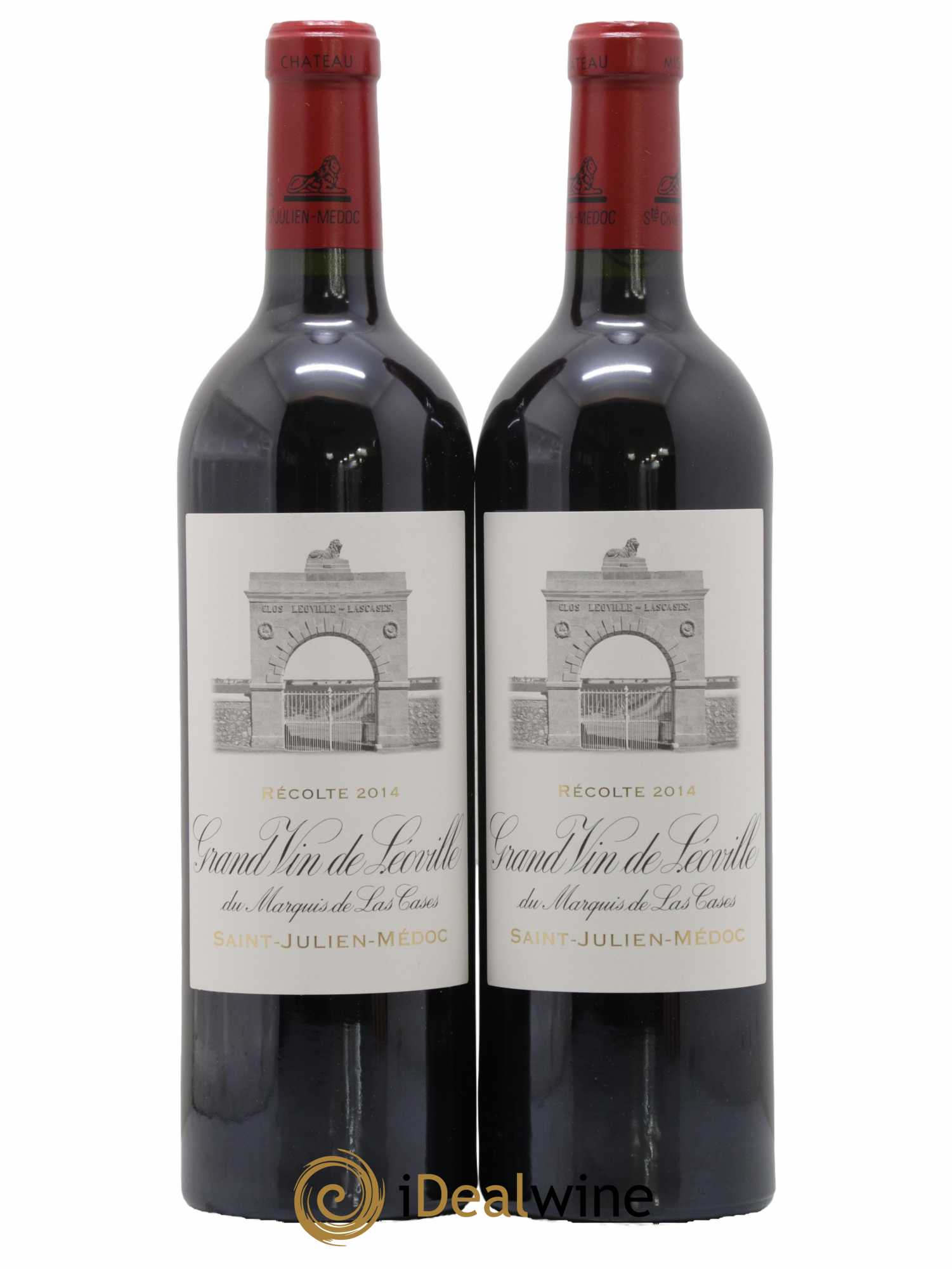 Château Léoville Las Cases 2ème Grand Cru Classé 2014 - Lot de 2 bouteilles - 0
