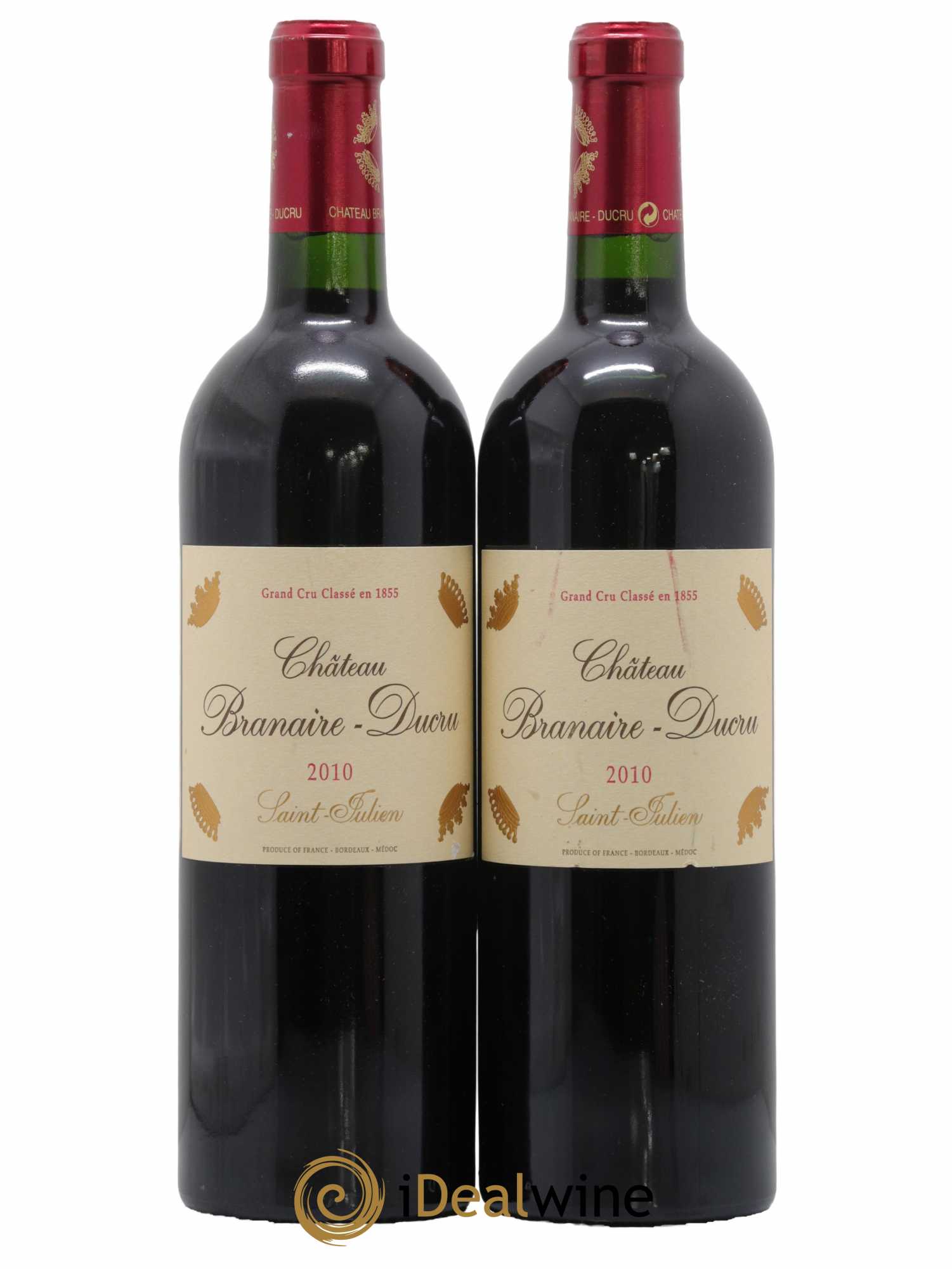 Château Branaire Ducru 4ème Grand Cru Classé 2010 - Lot de 2 bouteilles - 0