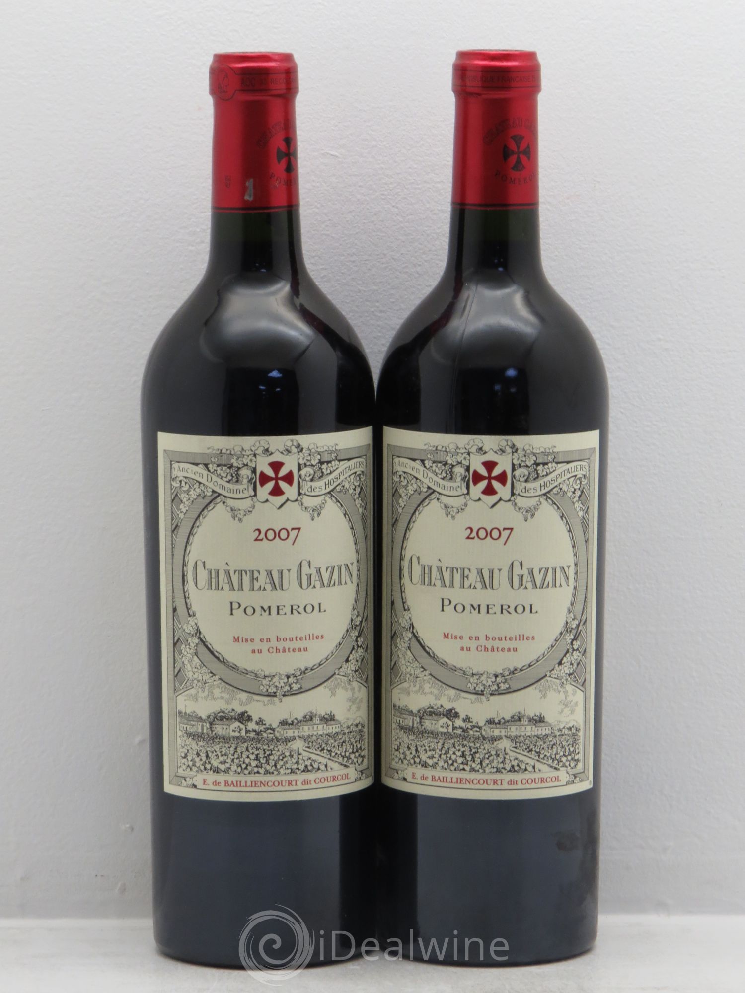 Château Gazin 2007 - Lot de 2 bouteilles - 0