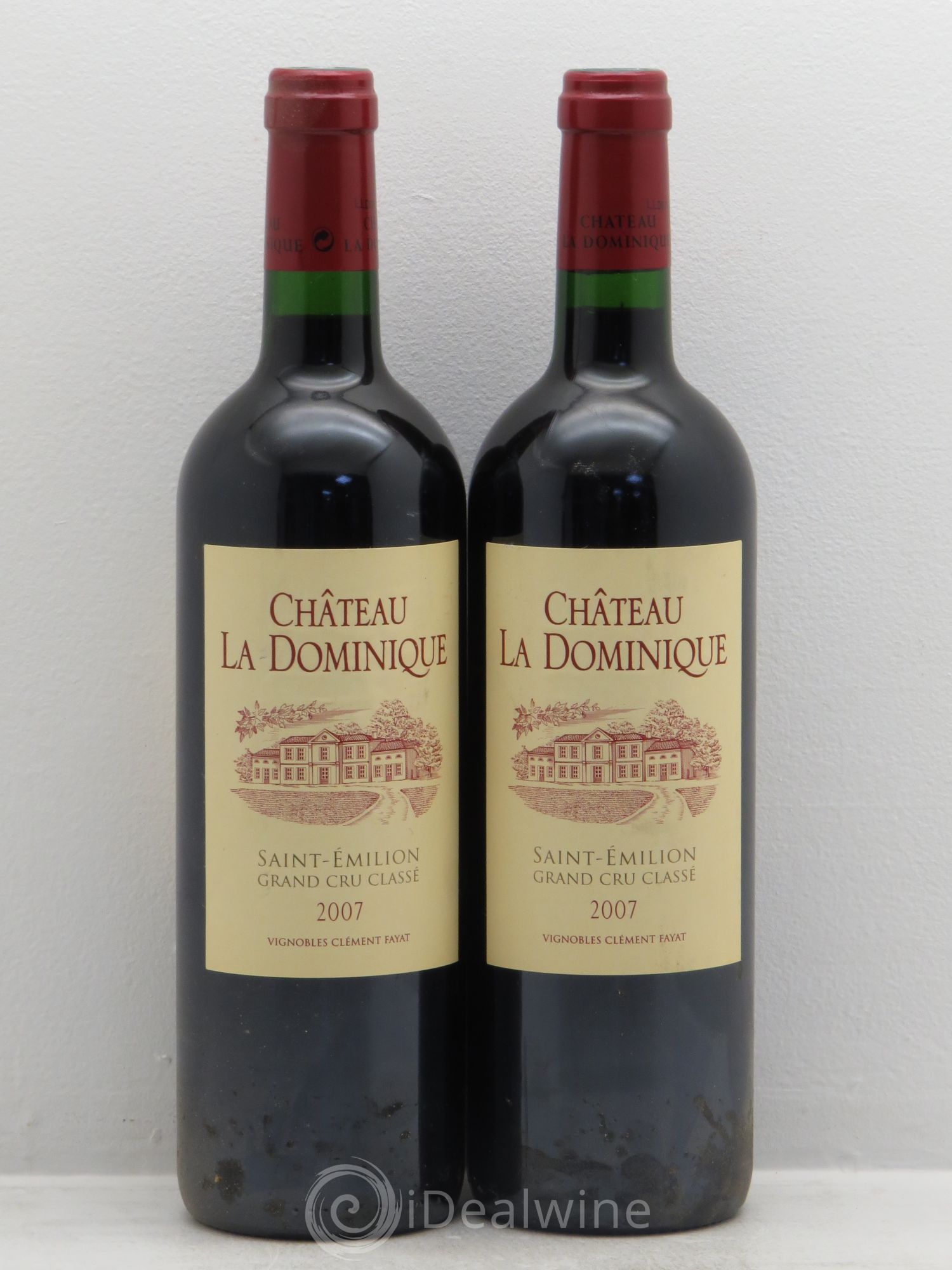 Château la Dominique Grand Cru Classé 2007 - Lot de 2 bouteilles - 0
