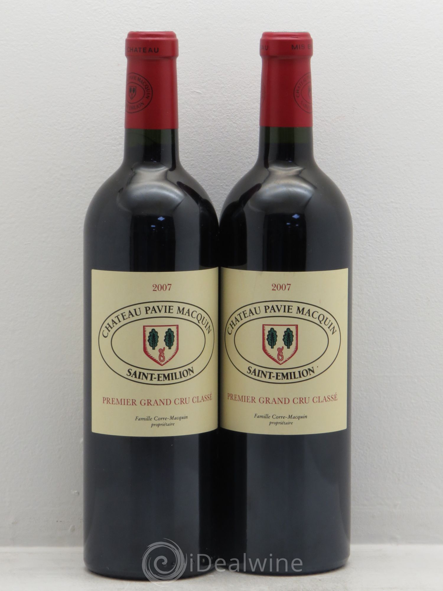 Château Pavie Macquin 1er Grand Cru Classé B 2007 - Lot de 2 bouteilles - 0