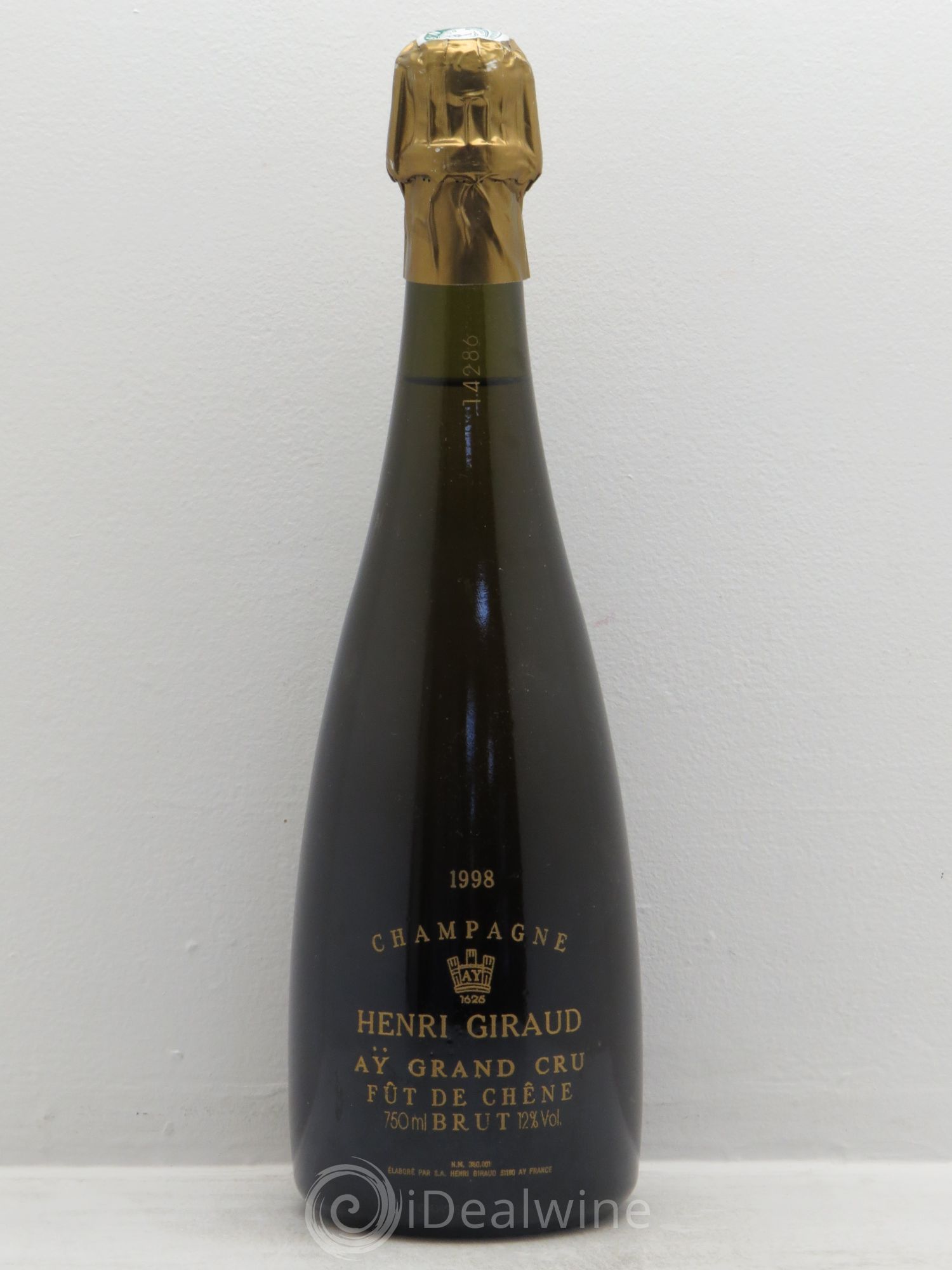 Champagne Henri Giraud 1998 - Lot de 1 bouteille - 0