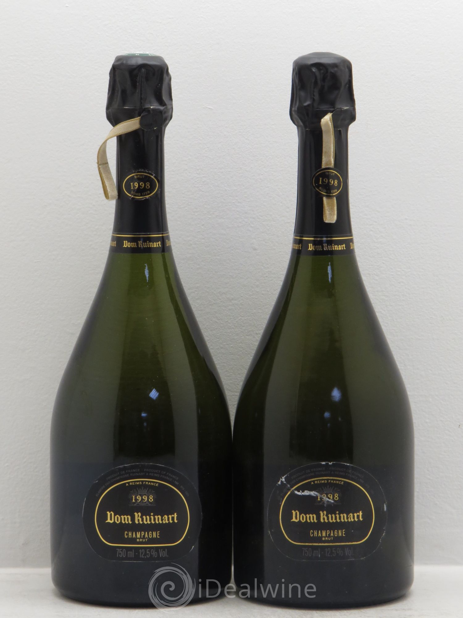 Dom Ruinart Brut Ruinart 1998 - Lot de 2 bouteilles - 0